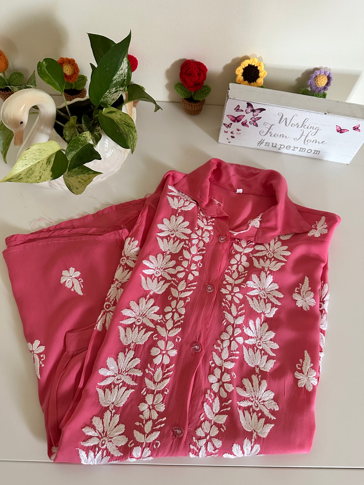 Gajari Pink - Modal Madhuri Short Shirt