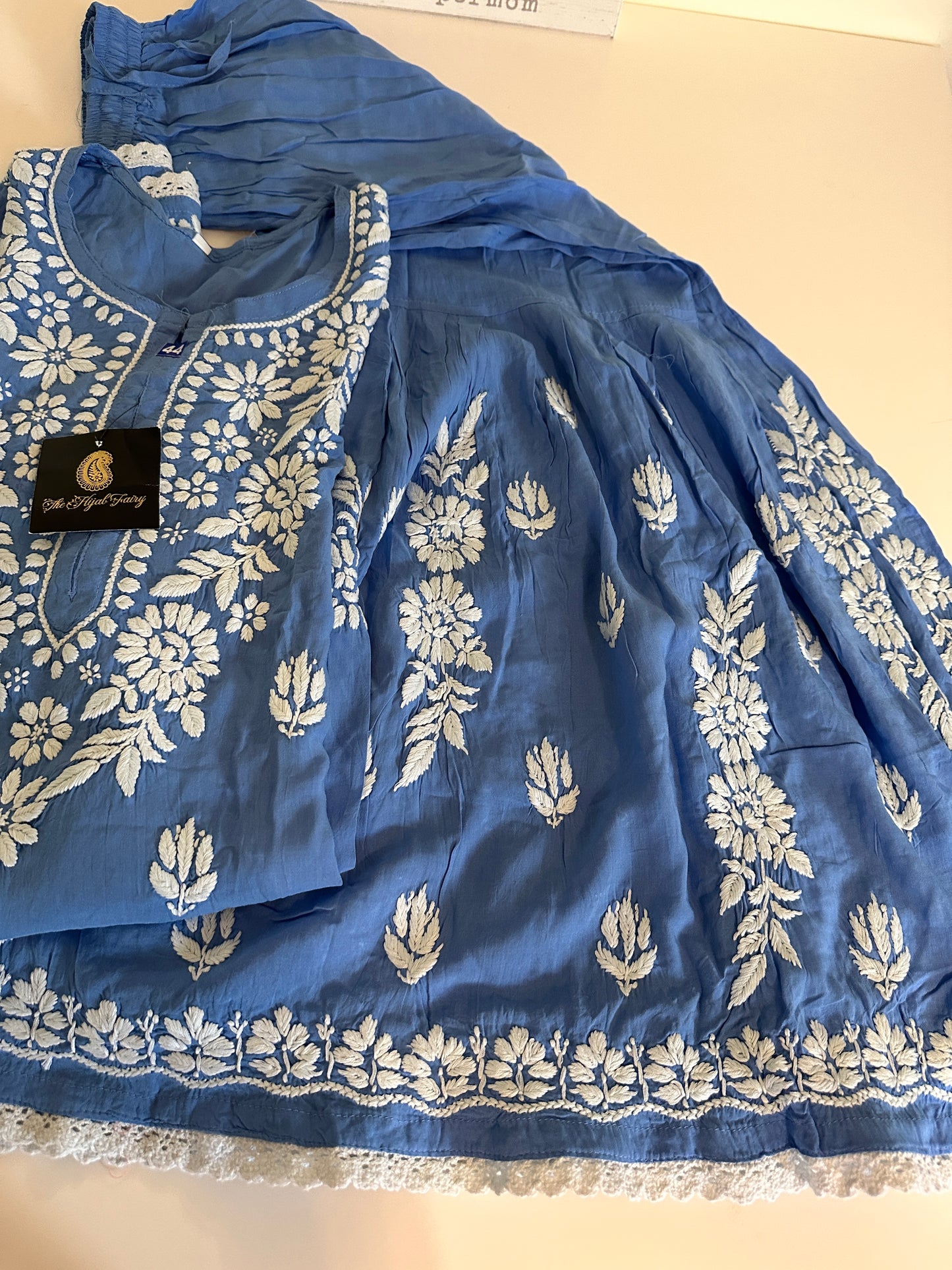 Cornflower Blue - Modal Gharara Set