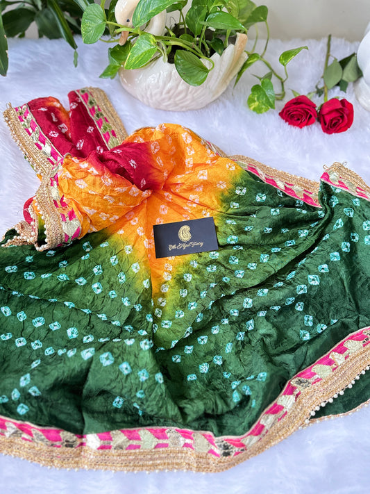 Bandhani Silk Multi Dupatta-1
