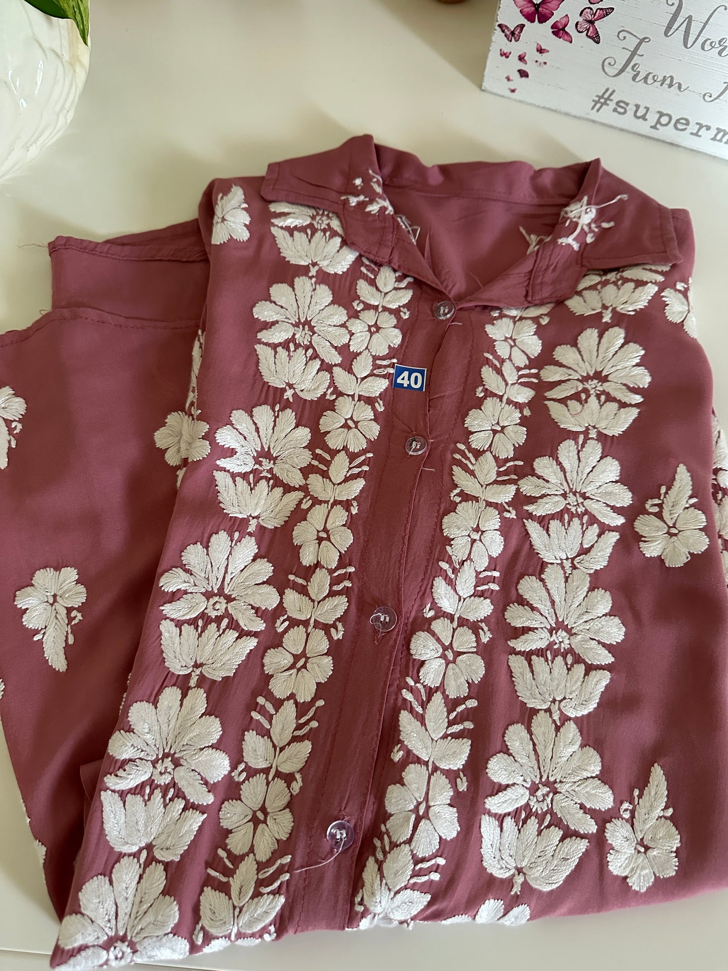 Tea Pink - Modal Madhuri Short Shirt