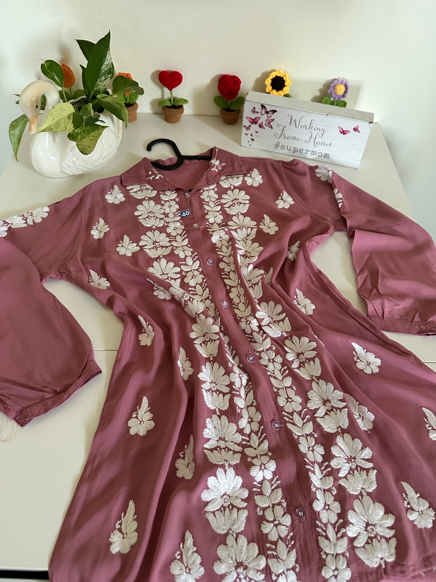 Tea Pink - Modal Madhuri Short Shirt