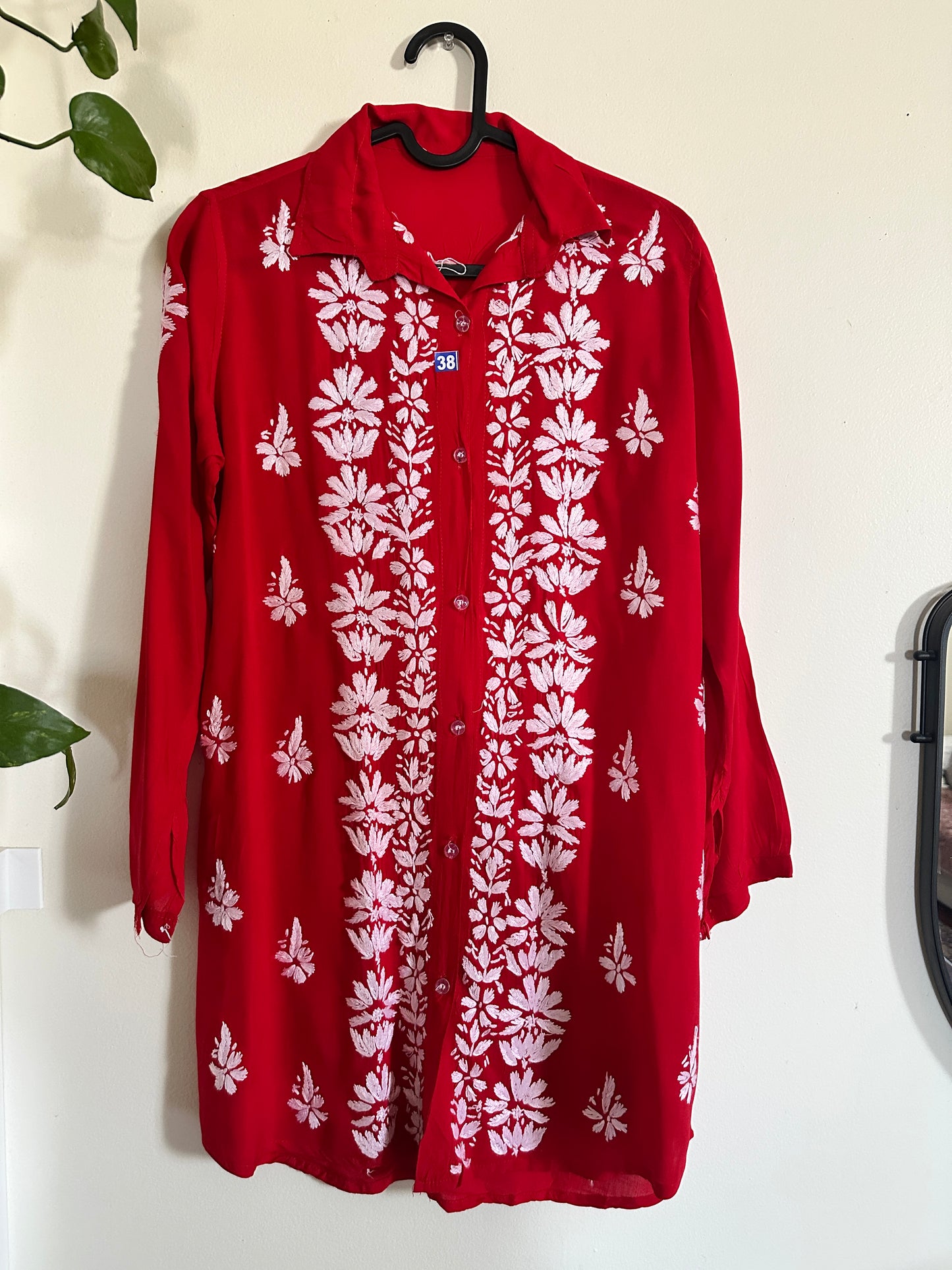 Red - Modal Madhuri Short Shirt