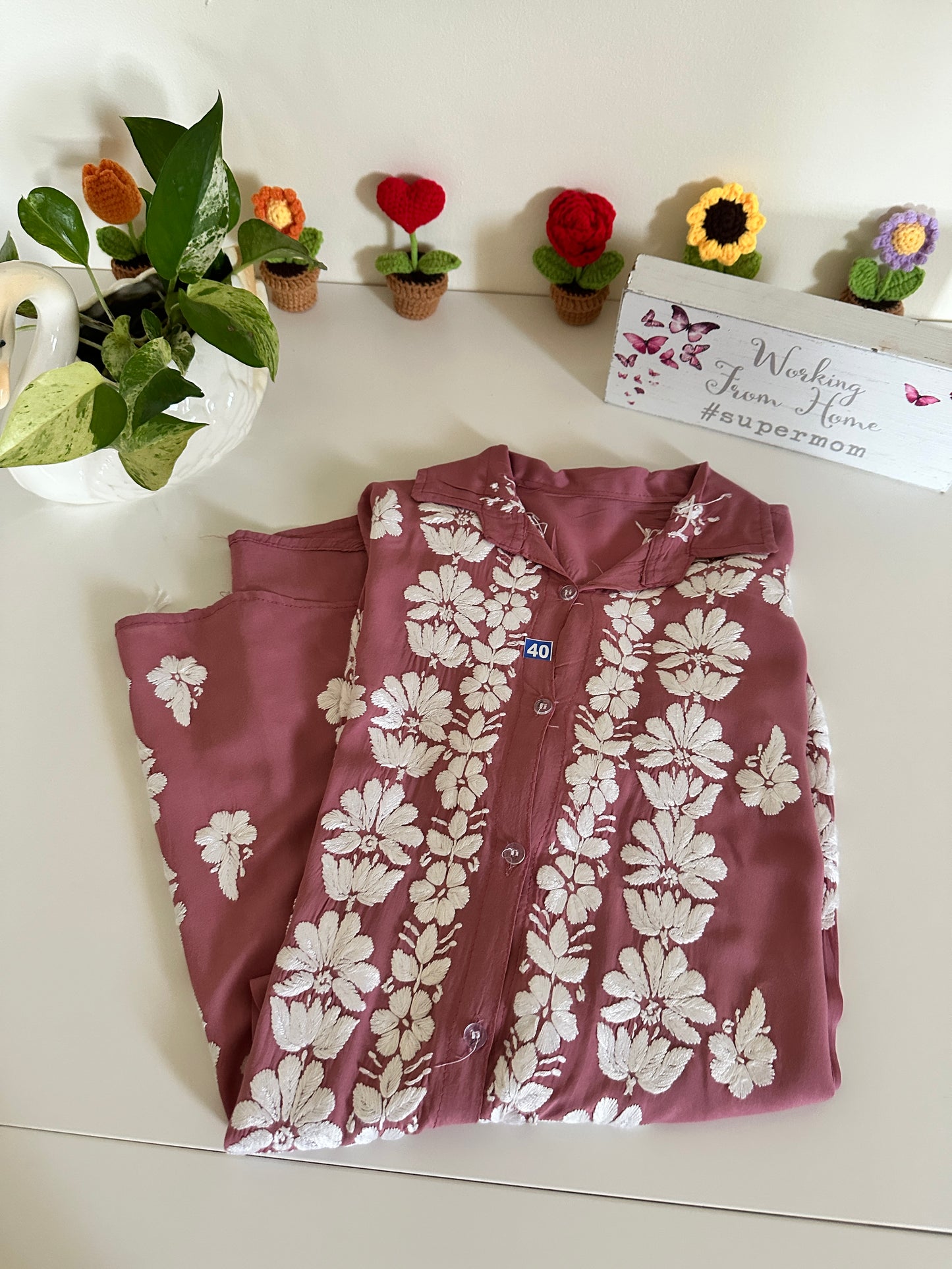 Tea Pink - Modal Madhuri Short Shirt