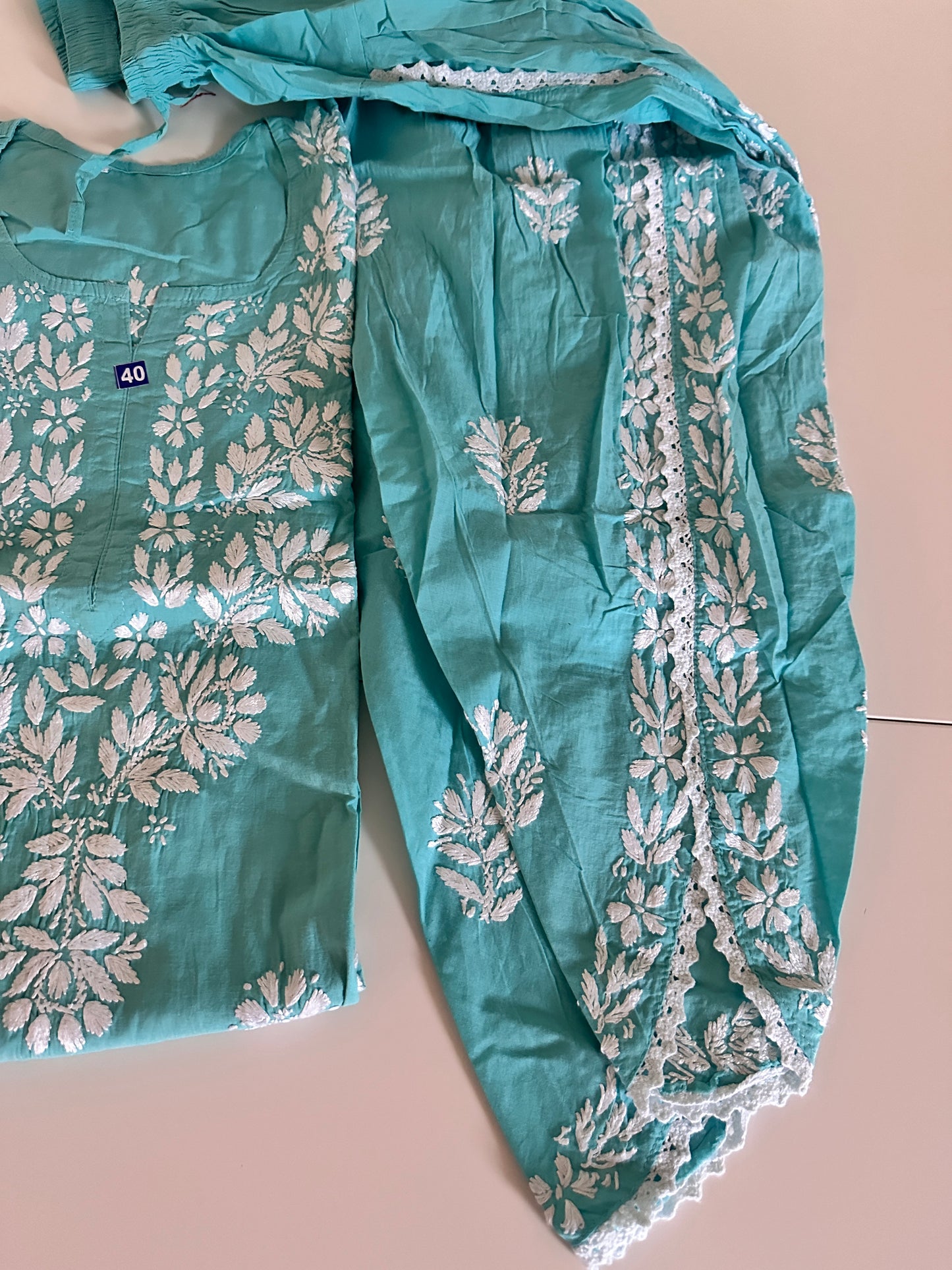 Ferozi - Cotton Dhoti Co-ord Set