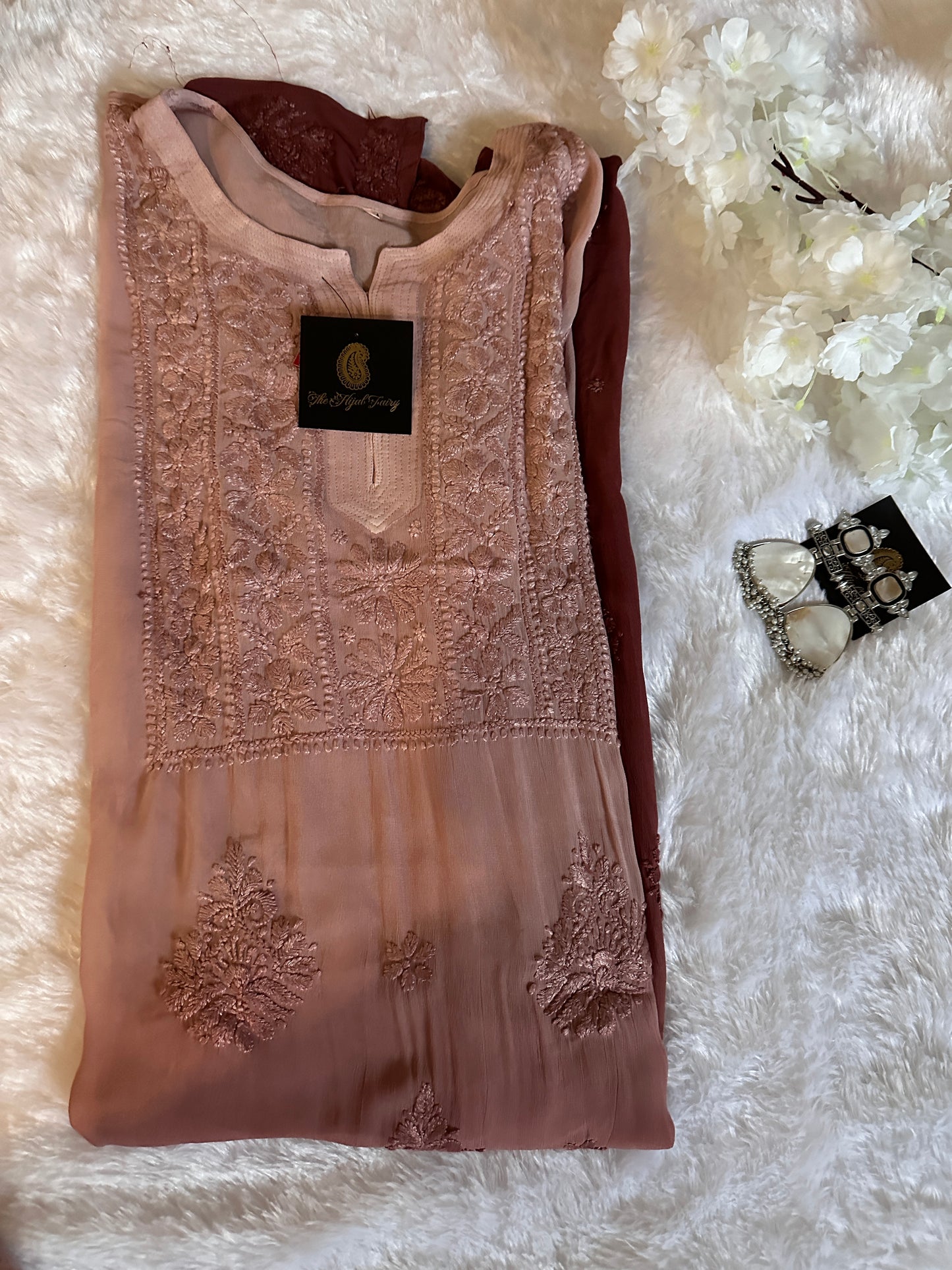 Mocha Ombré - Premium Viscose Kurti