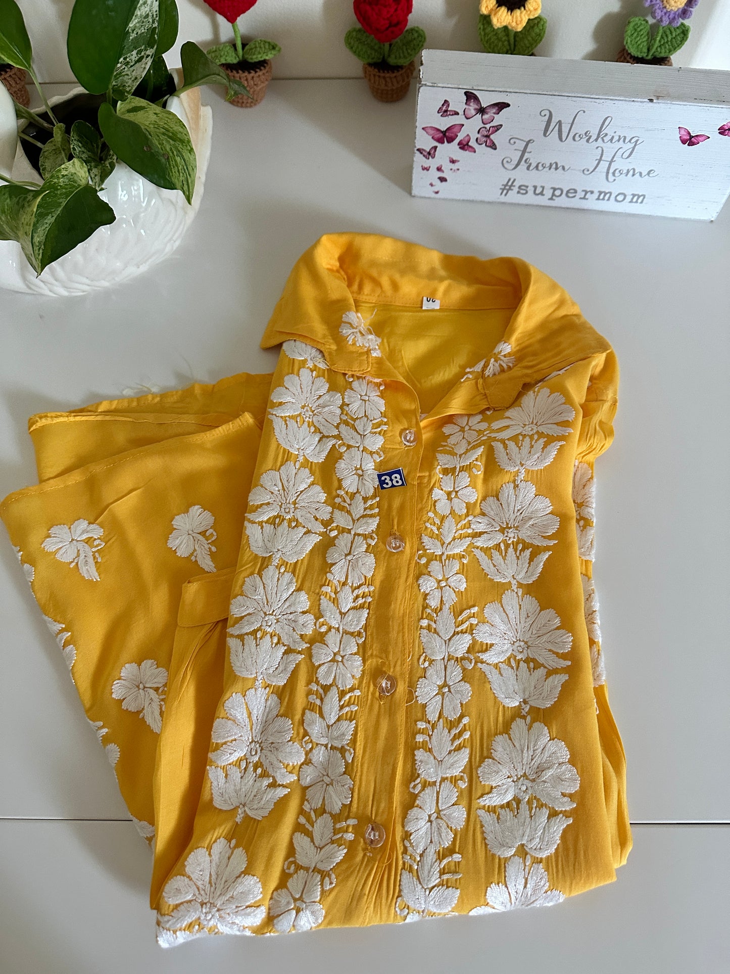 Yellow - Modal Madhuri Short Shirt