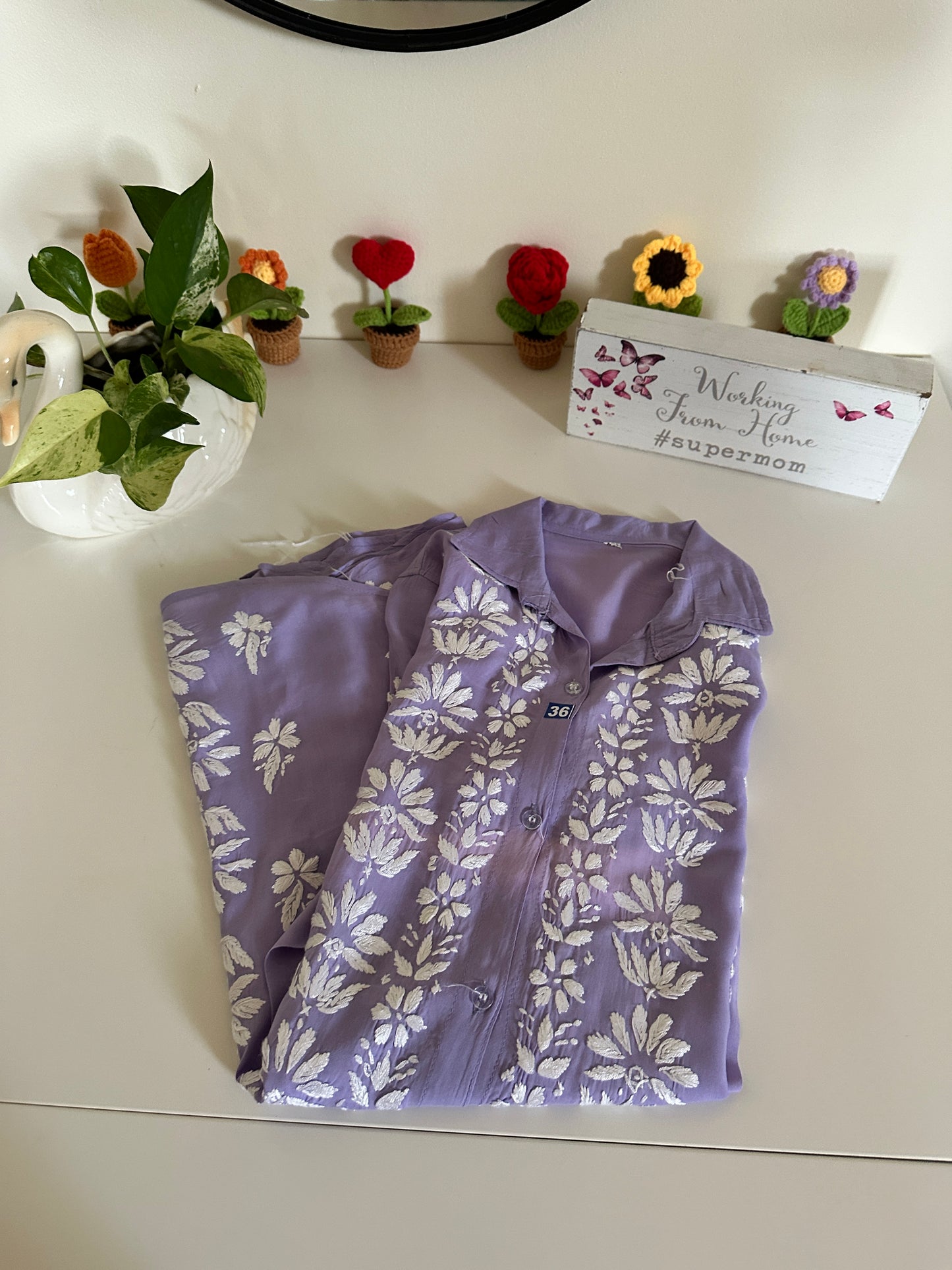Lilac - Modal Madhuri Short Shirt