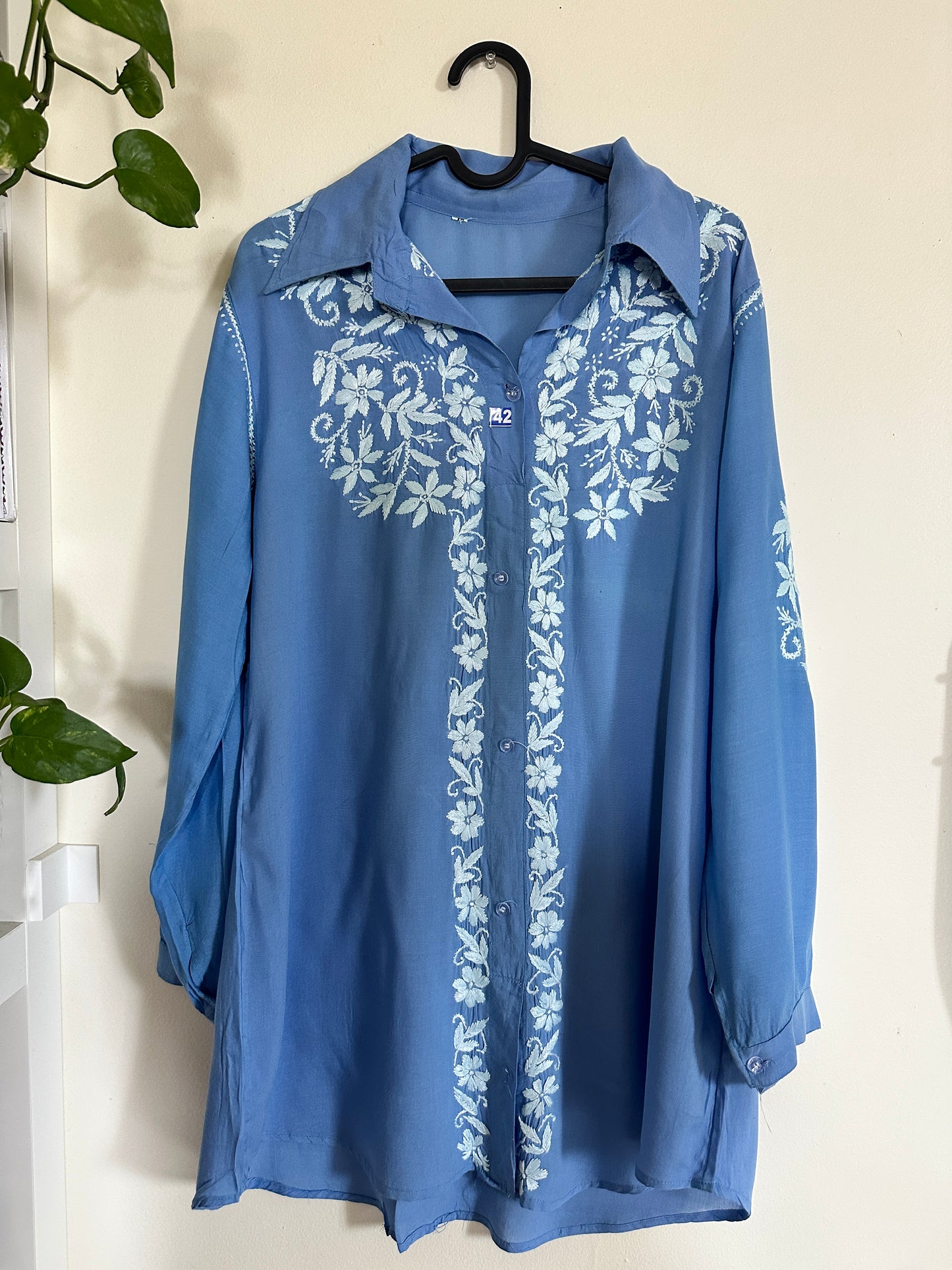 Cornflower Blue - Modal Madhuri Short Shirt