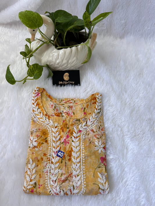 Yellow - Malmal short top (design B)