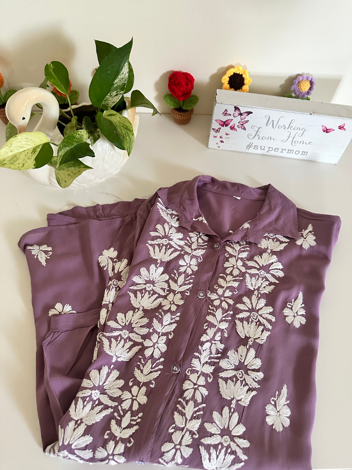 Dusty Lilac - Modal Madhuri Short Shirt