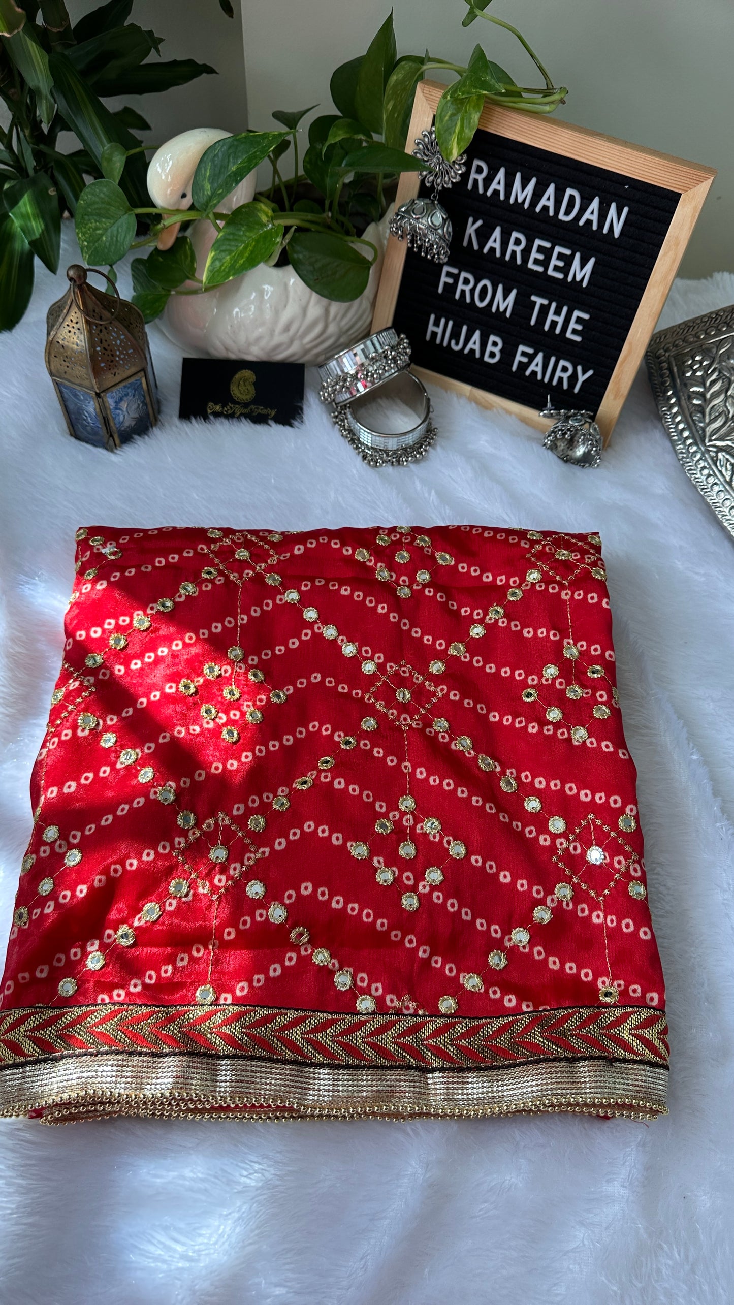 Bandhani Abhla Dupatta