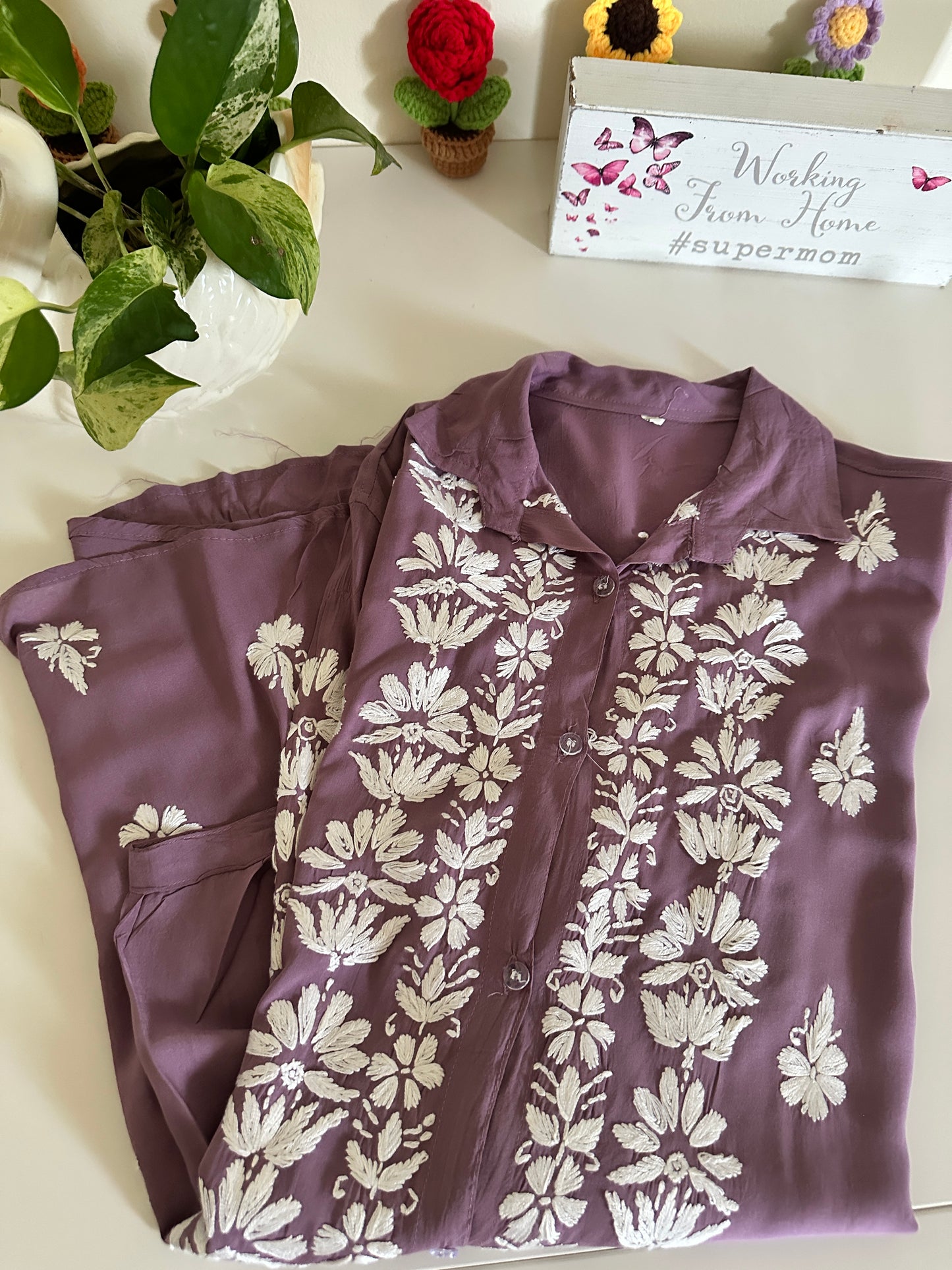 Dusty Lilac - Modal Madhuri Short Shirt