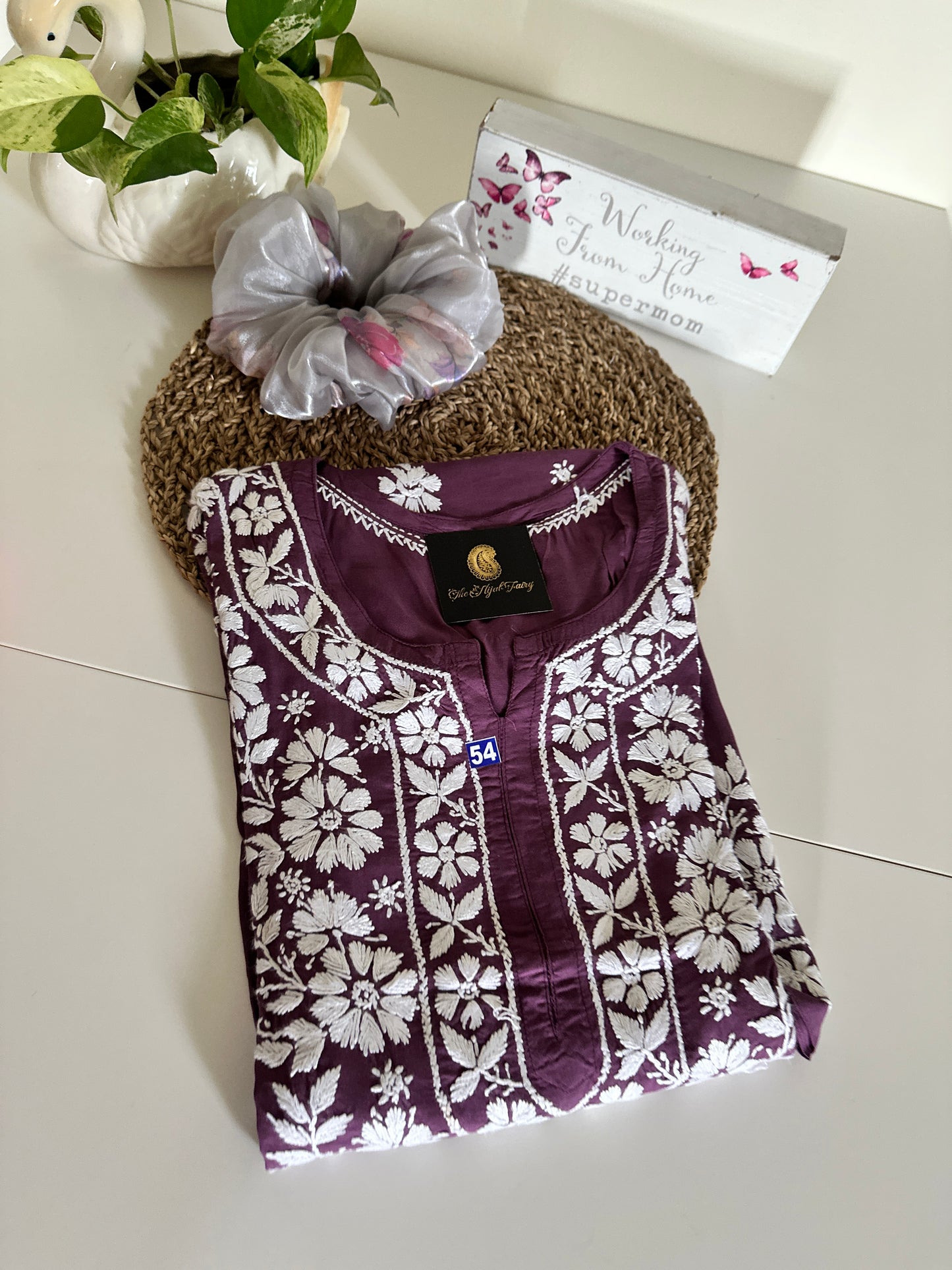 Dusty Lilac - Modal Straight Kurta