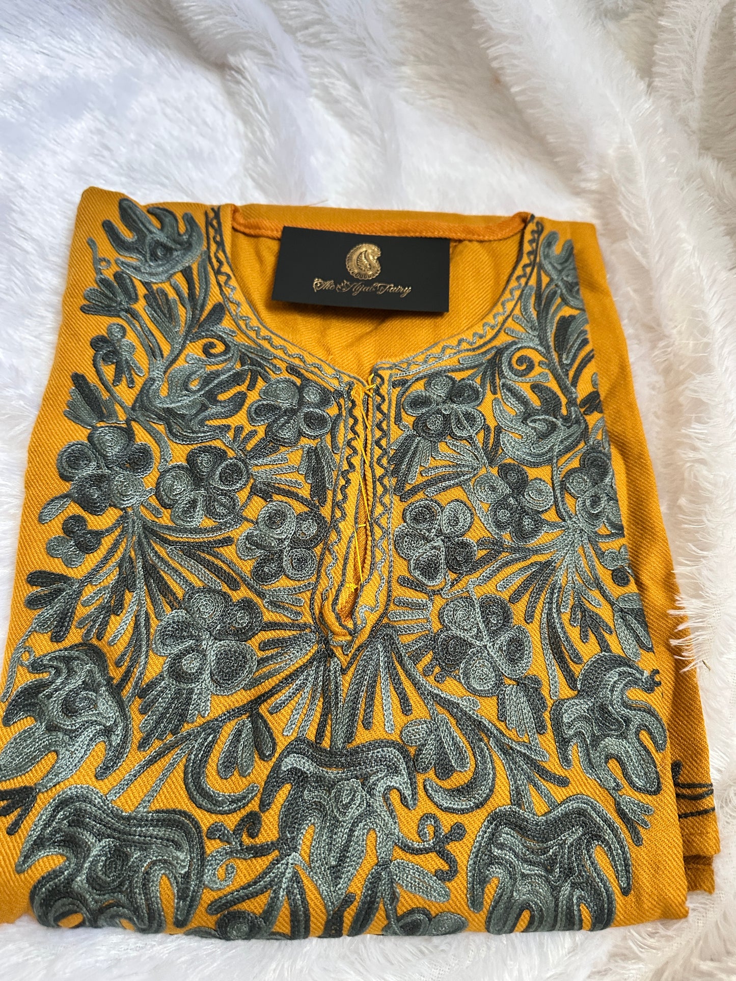 Pashmina Pheran - Mustard 2