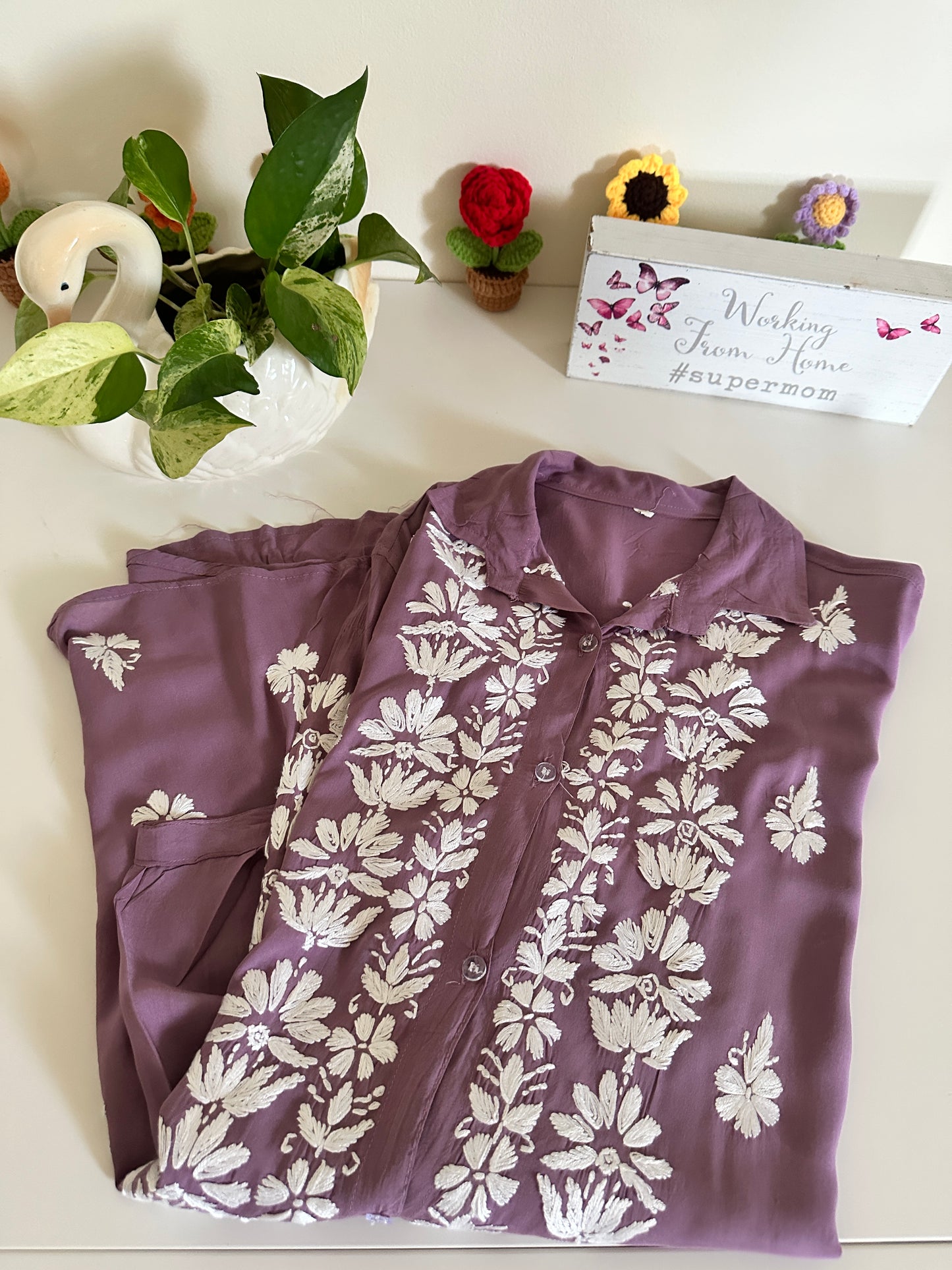 Dusty Lilac - Modal Madhuri Short Shirt