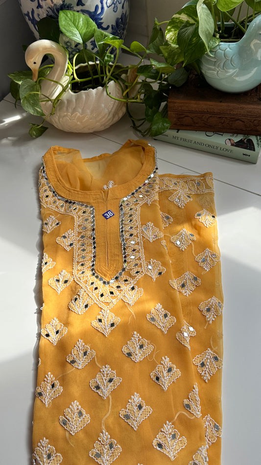 Mango - Georgette Mirror Kurta