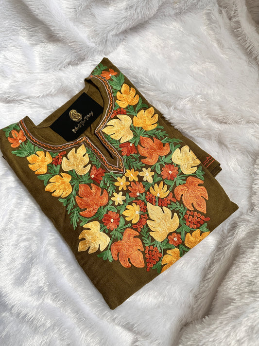 Pashmina Pheran - Brown 7