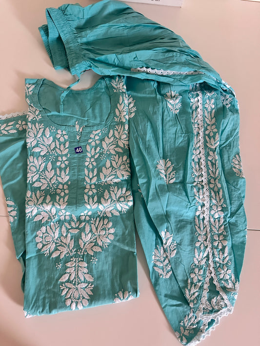 Ferozi - Cotton Dhoti Co-ord Set
