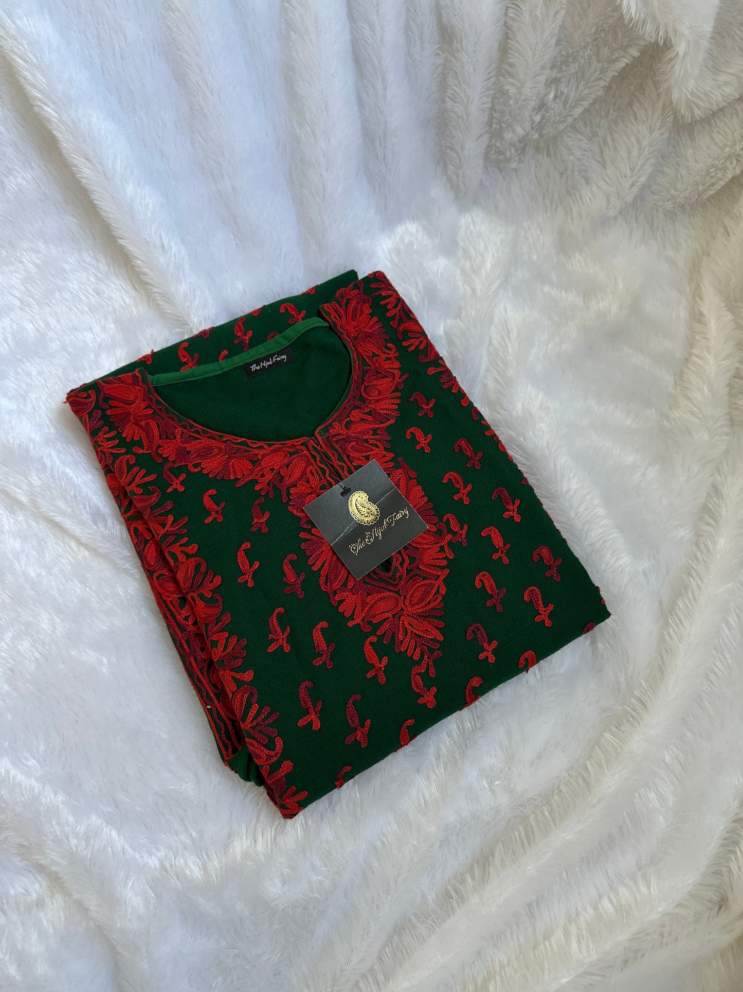 Pashmina Pheran - Green 4