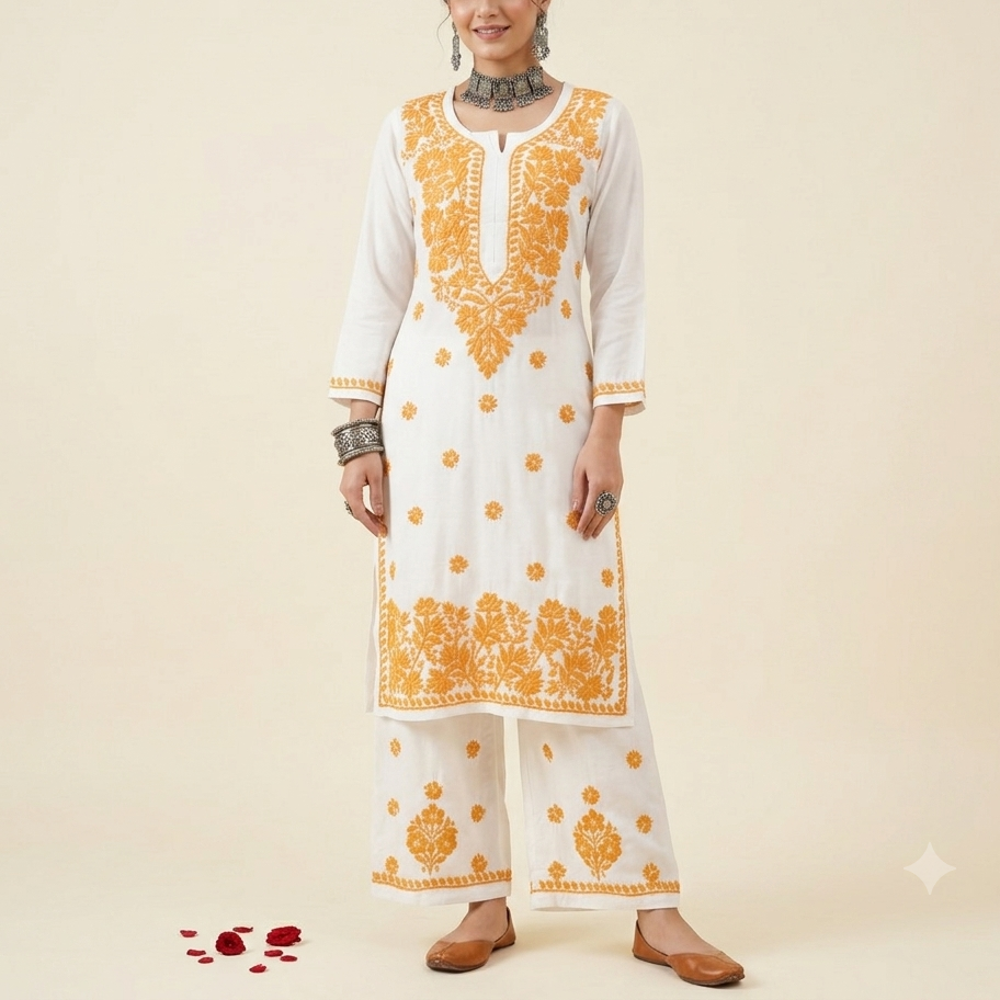 Mango Chikankari Modal 2-Piece Set – The Hijab Fairy (1 of 7)