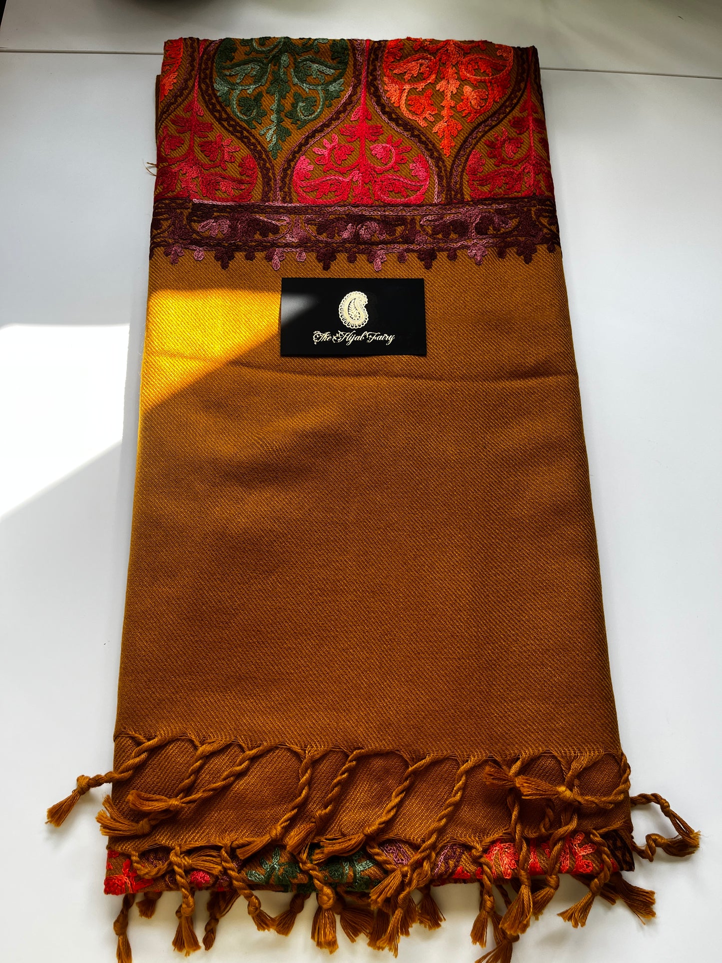 Mustard - Pashmina Shawl 1