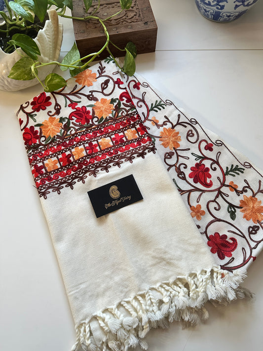 White 1 - Pashmina Shawl