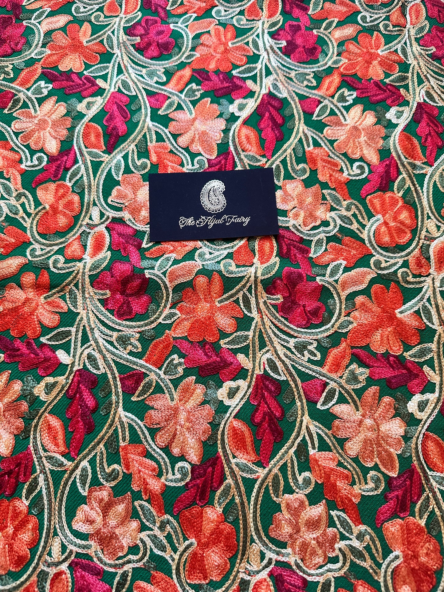 Green 1 - Jamawar Pashmina Shawl