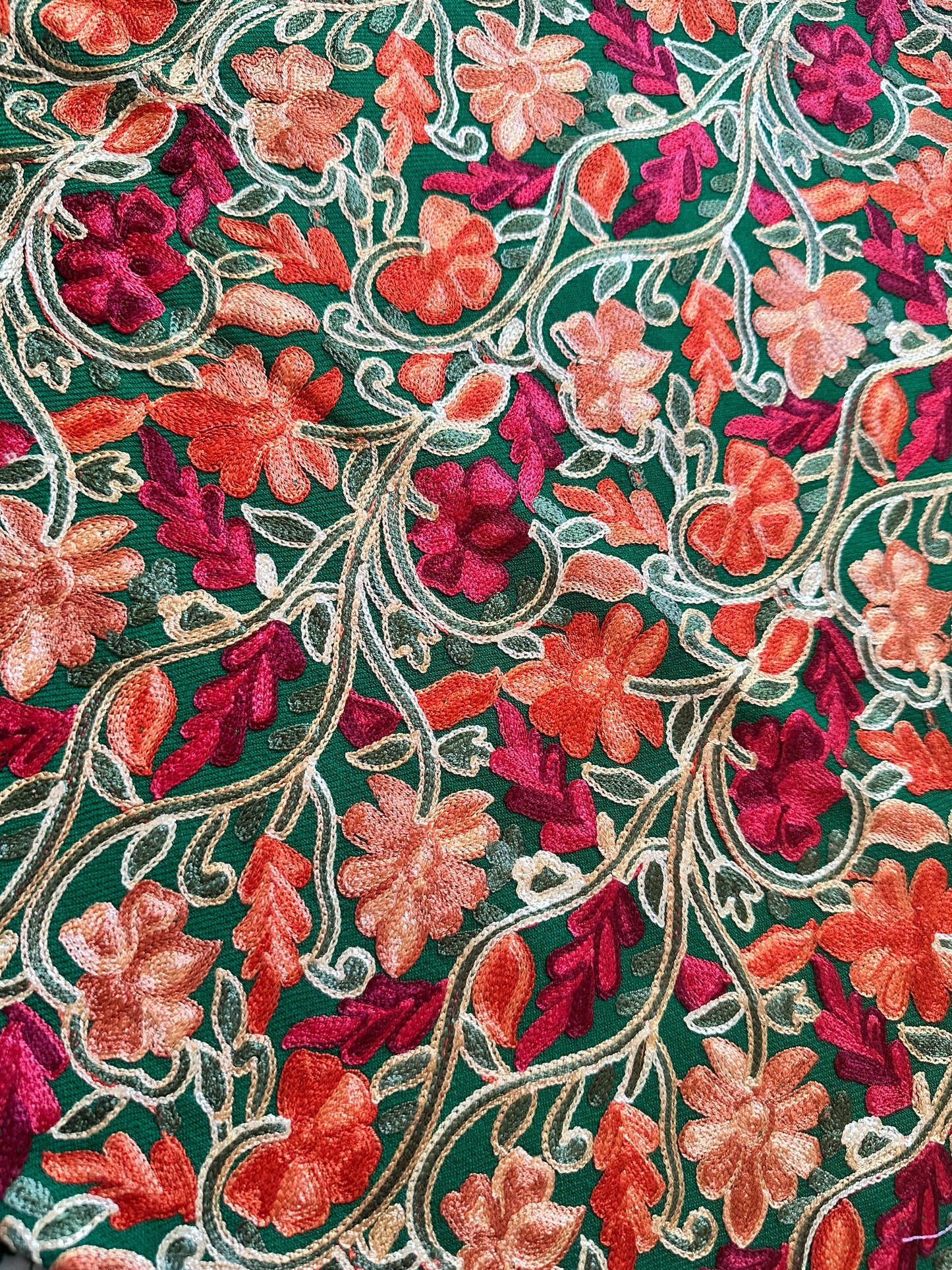 Green 1 - Jamawar Pashmina Shawl