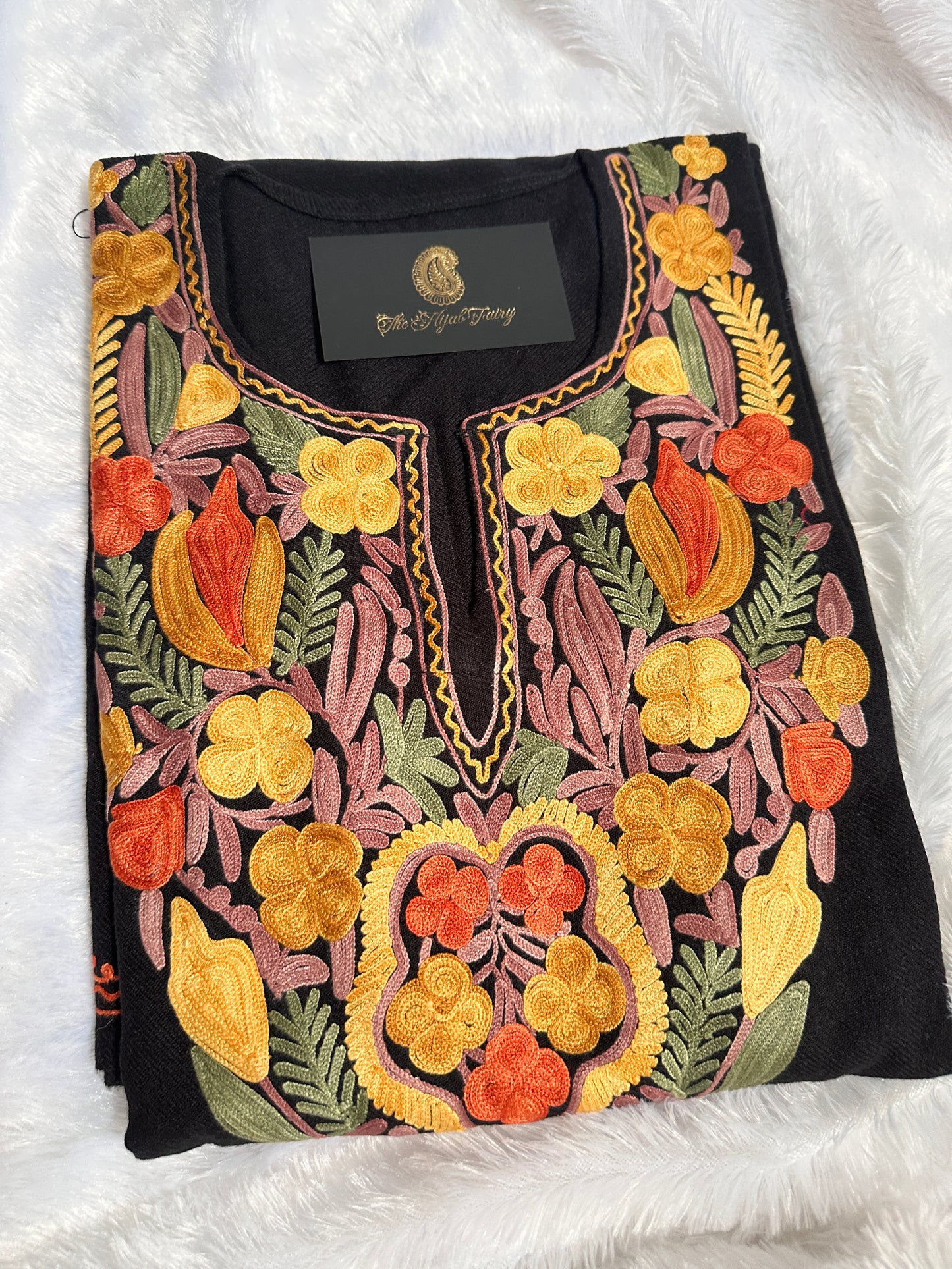 Pashmina Pheran - Black 7