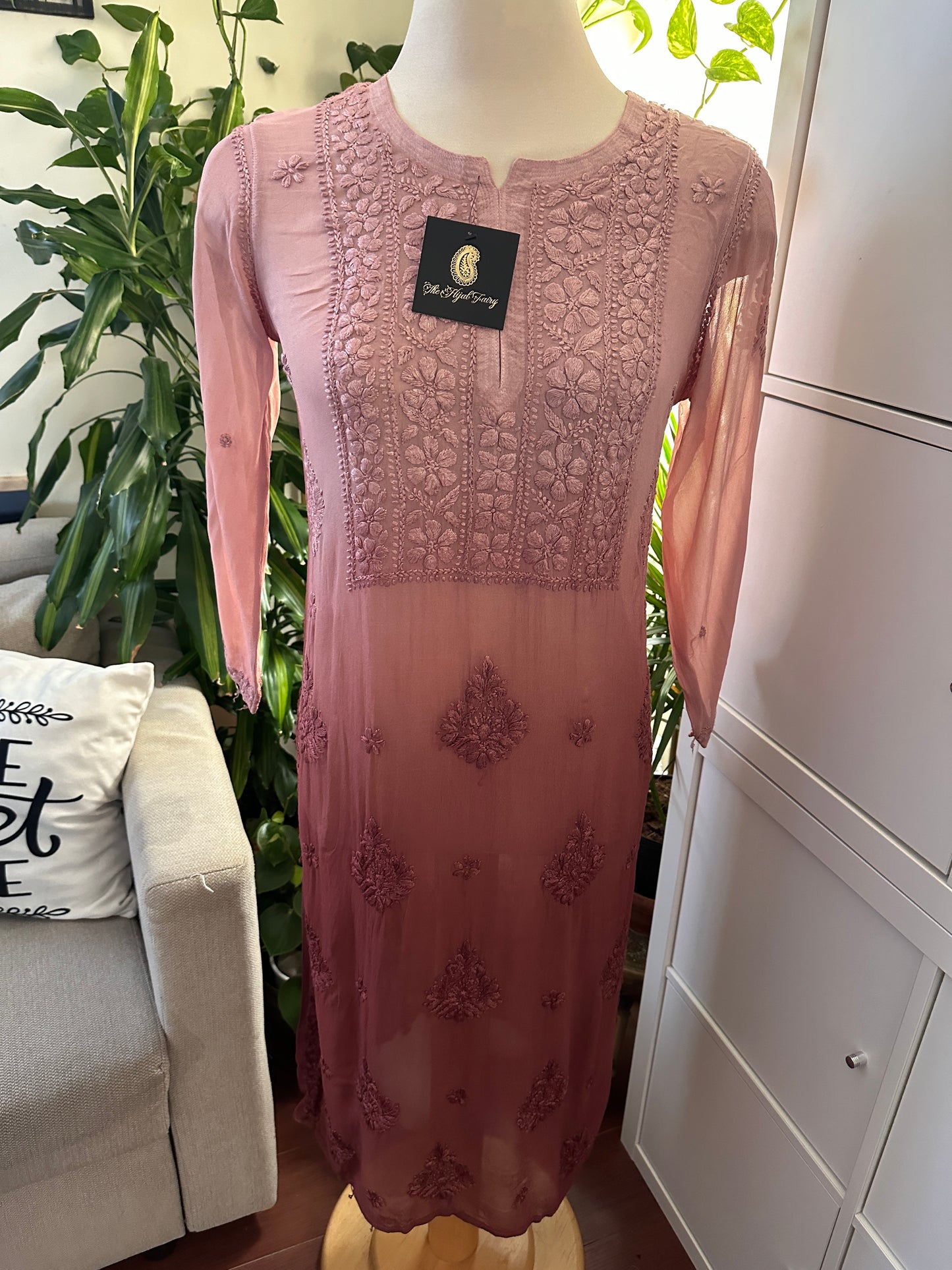 Mocha Ombré - Premium Viscose Kurti