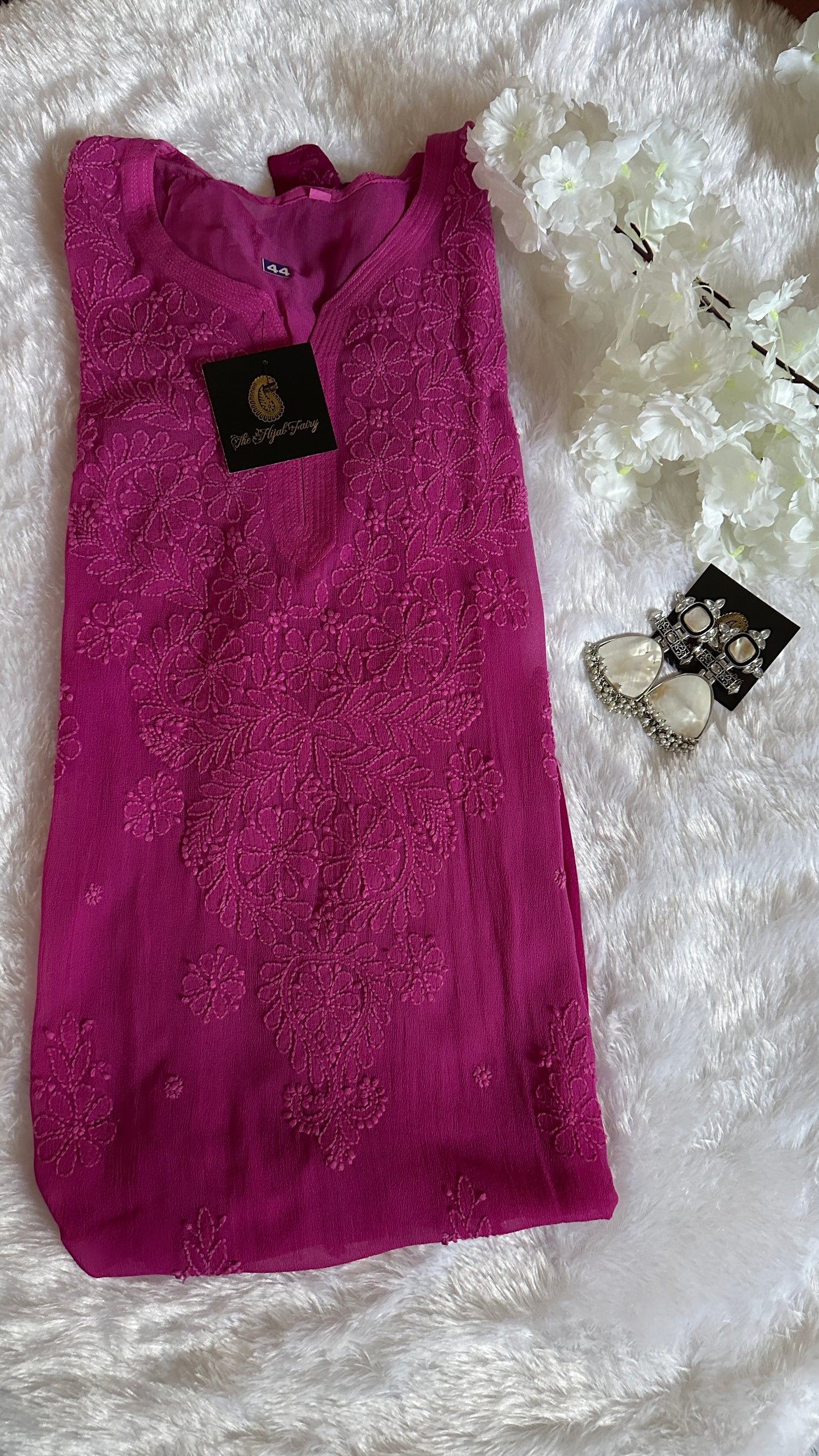 Magenta Ombré - Premium Viscose Kurti