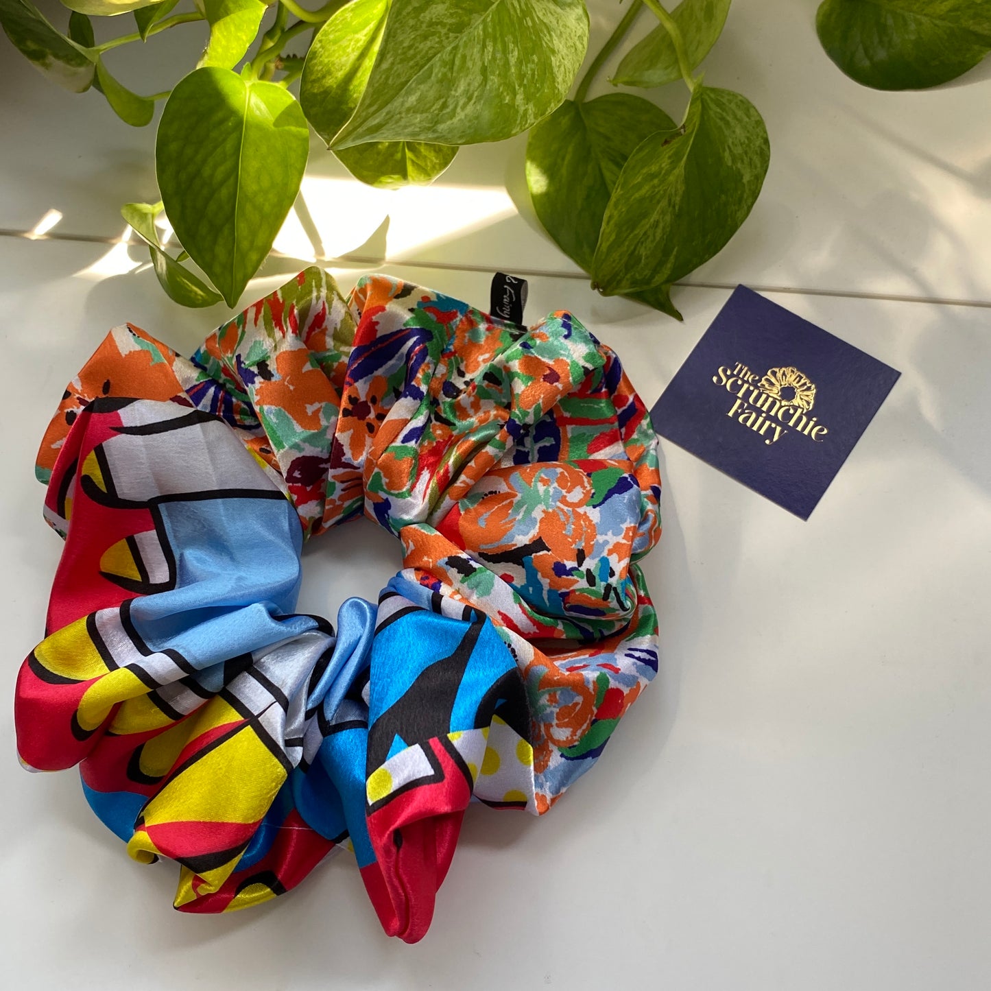 Celebrate! Light Satin Scrunchie