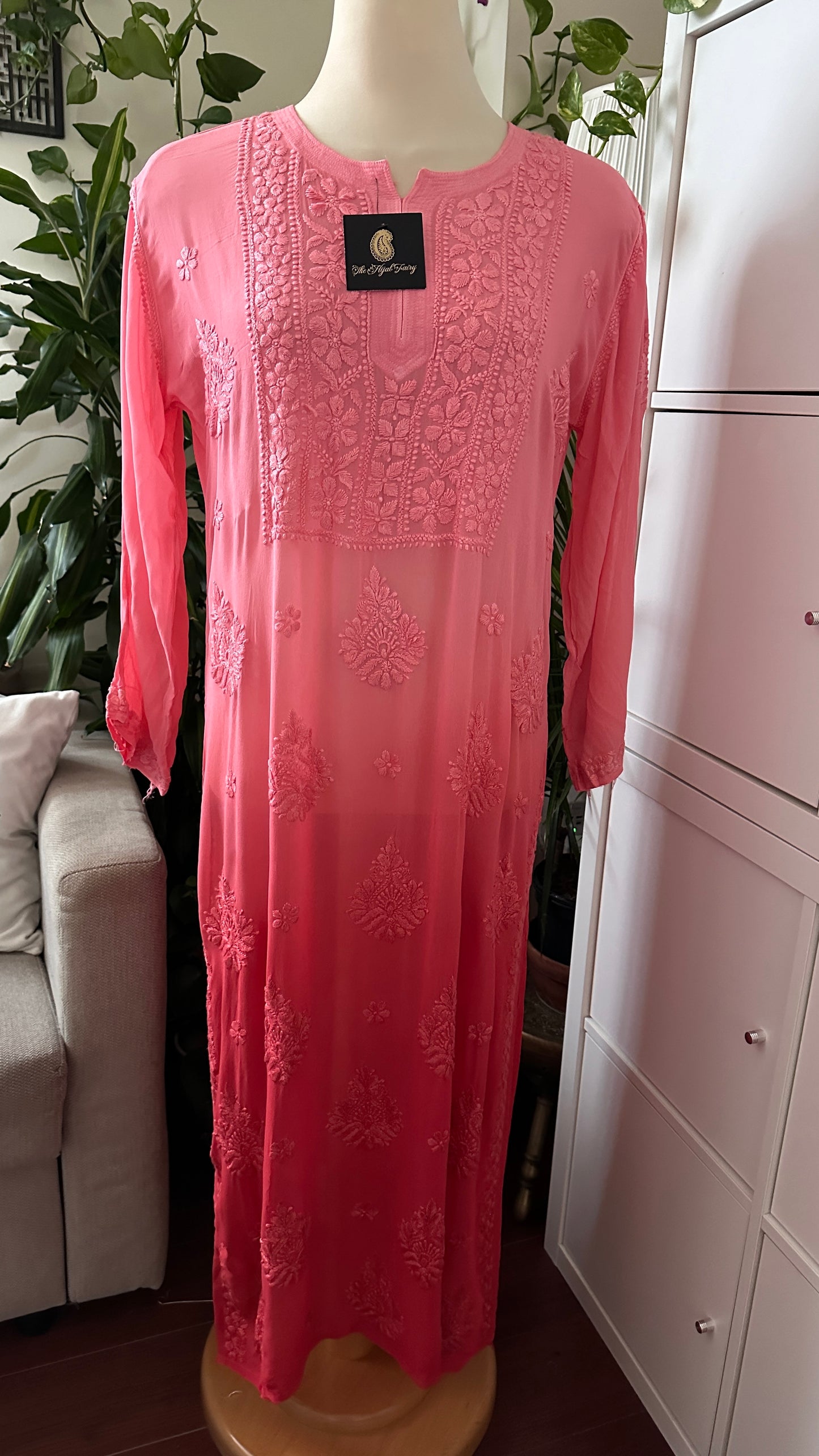 Peach Ombré - Premium Viscose Kurti