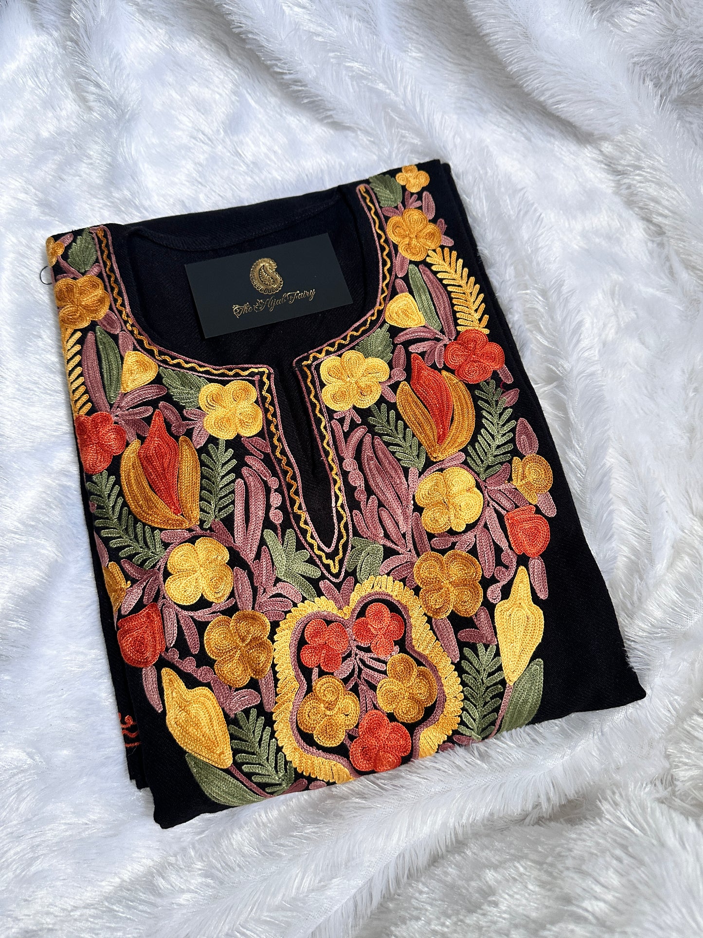 Pashmina Pheran - Black 7