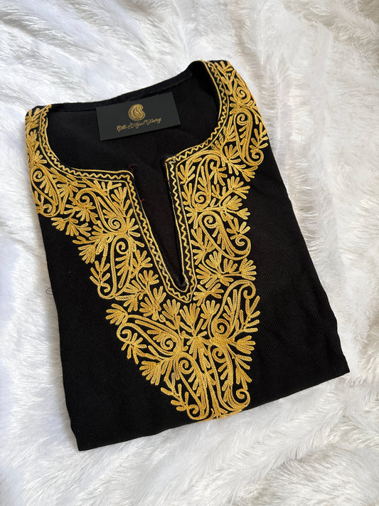 Pashmina Pheran - Black 5