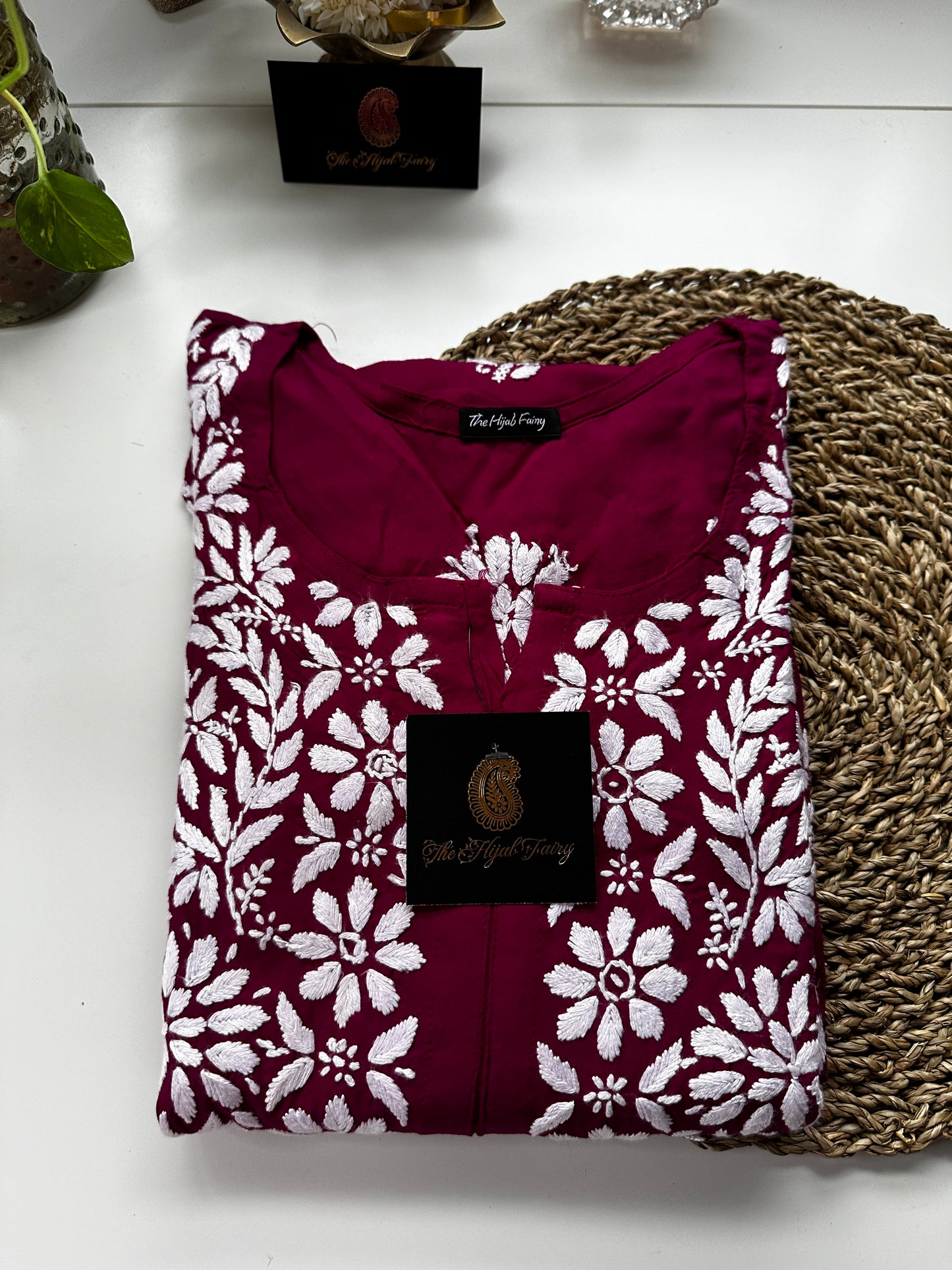 Wine - Modal Straight Kurta