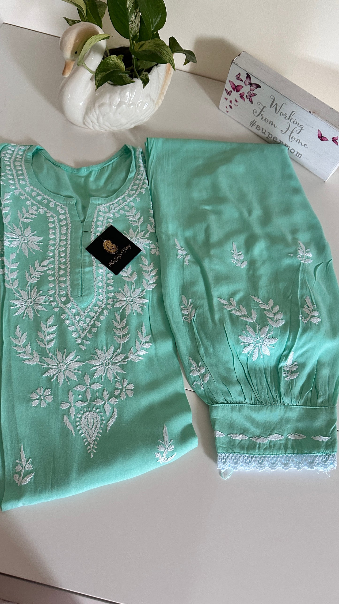 Peppermint Green - Afghani Set
