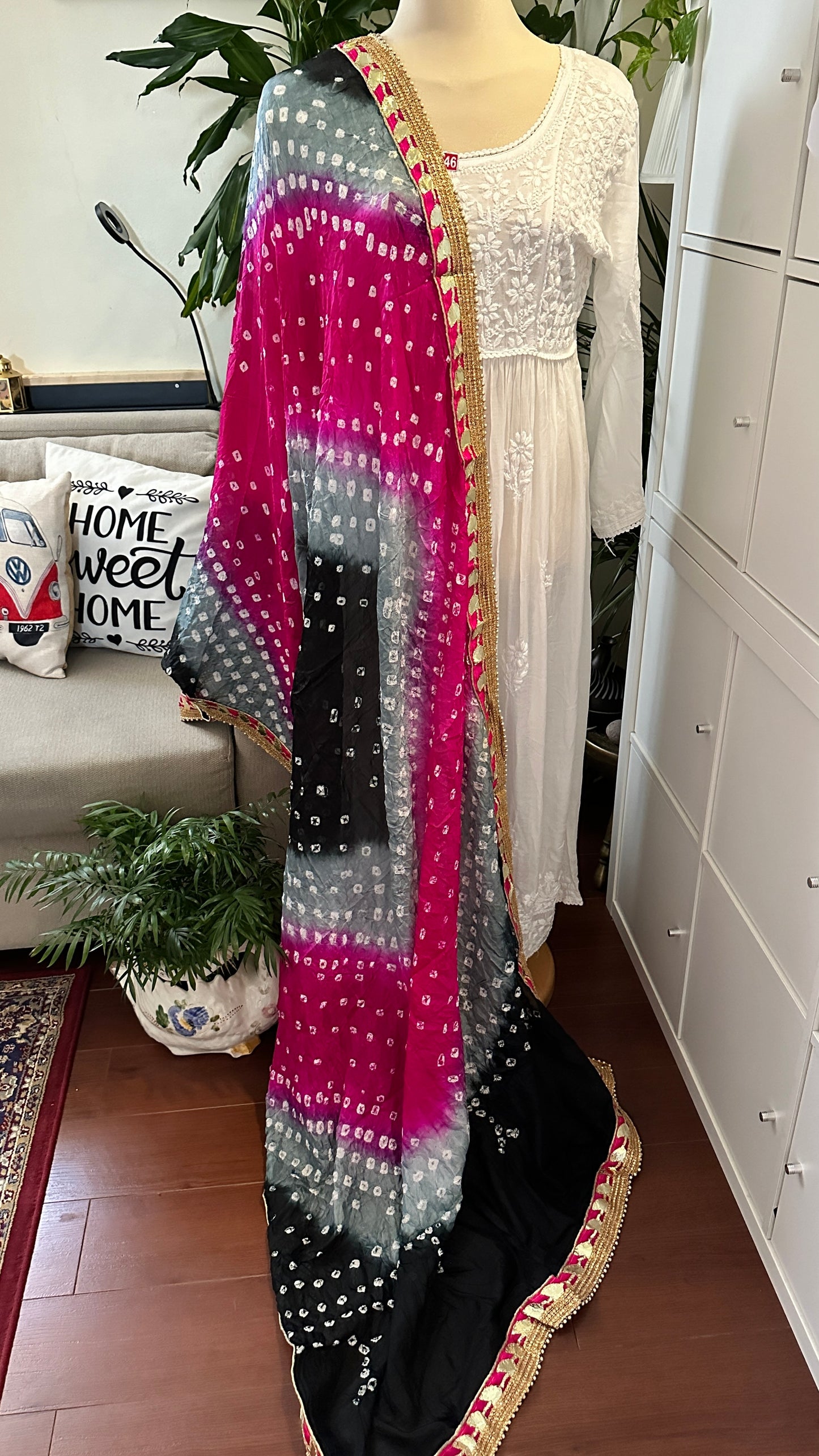 Bandhani Silk Multi Dupatta- 2