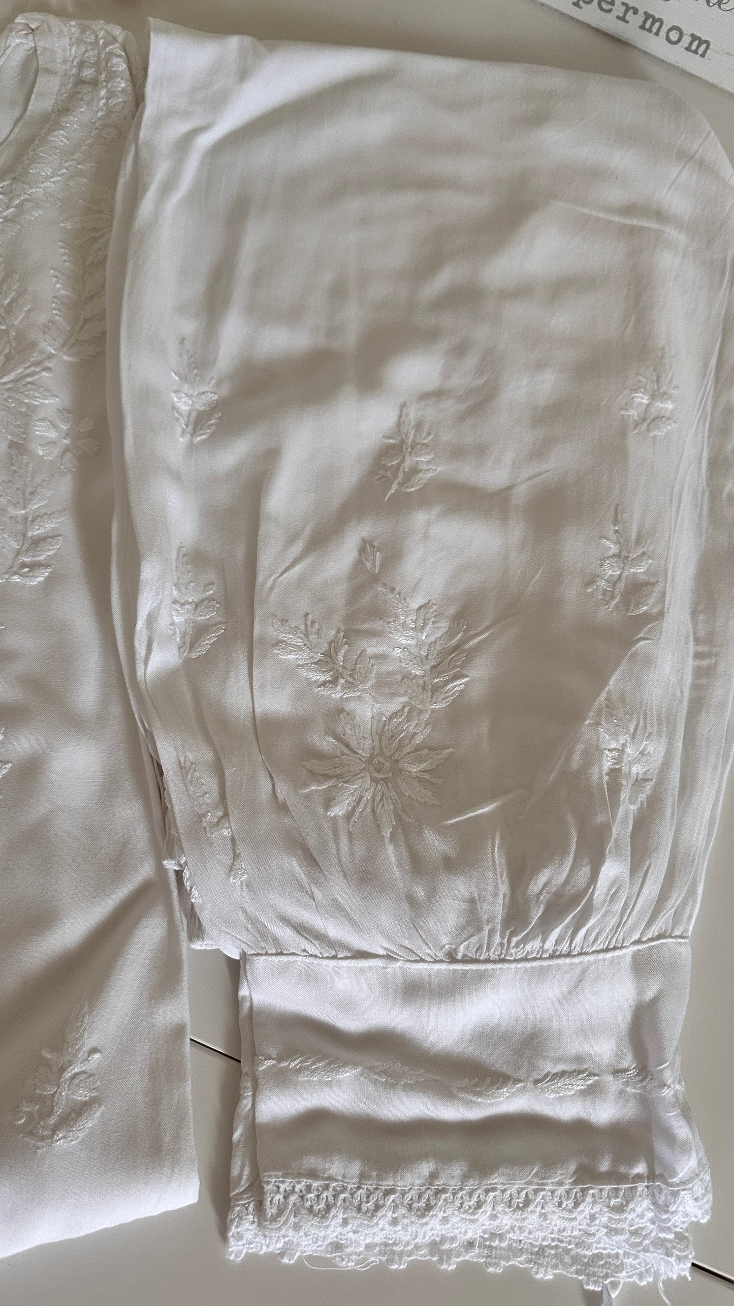 White - Afghani Set