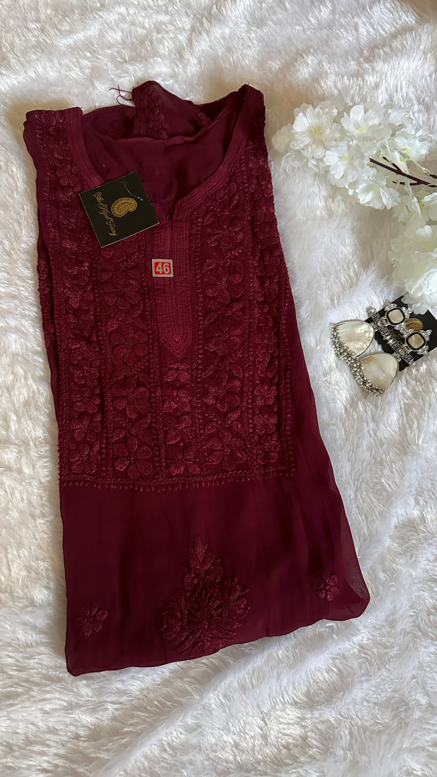 Wine - Premium Viscose Kurti