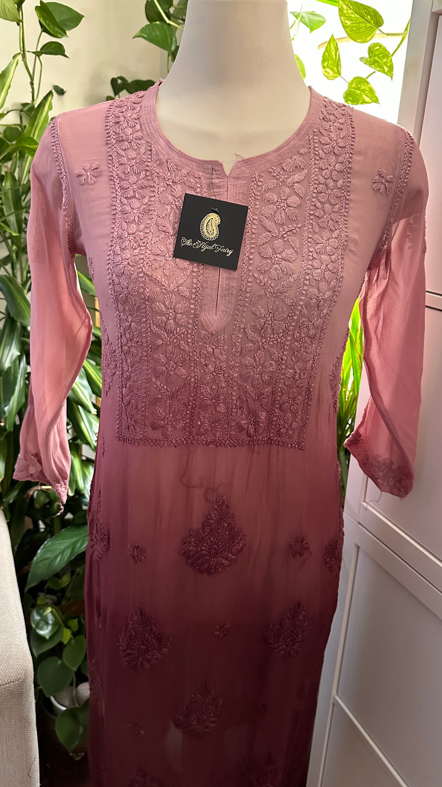 Mocha Ombré - Premium Viscose Kurti