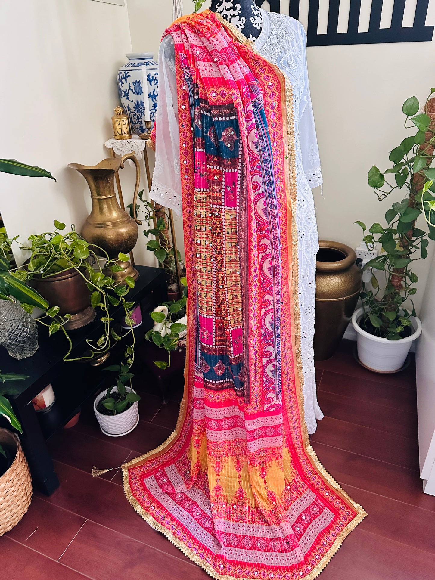 Chiffon Mirror Dupatta - 3