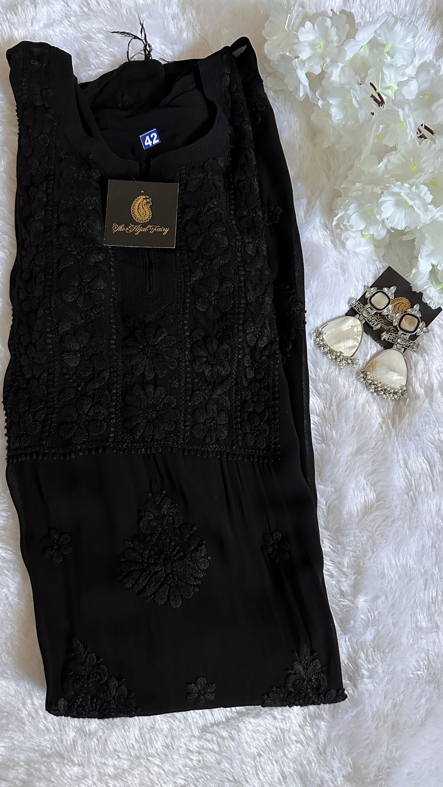 Black - Premium Viscose Kurti