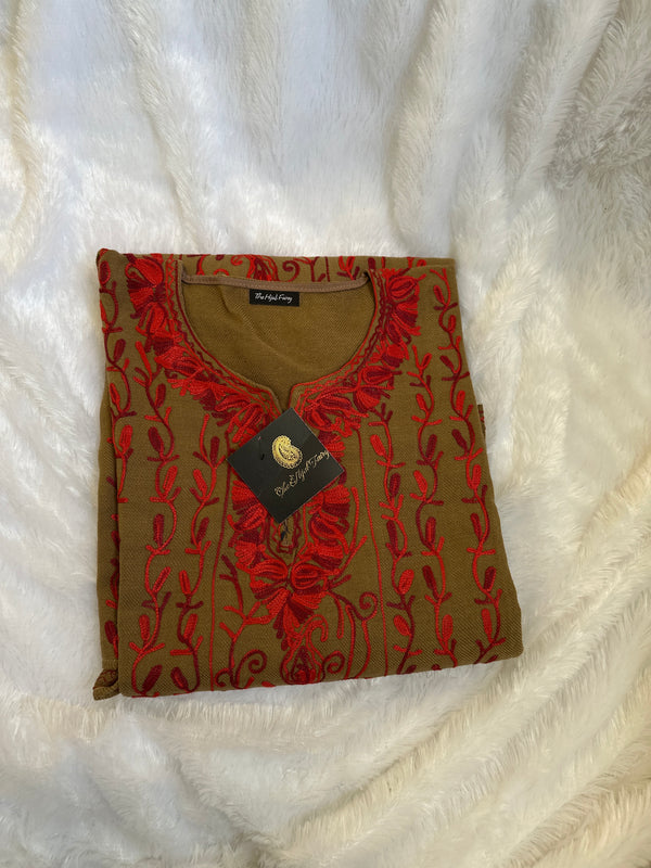 Pashmina Pheran - Brown 8