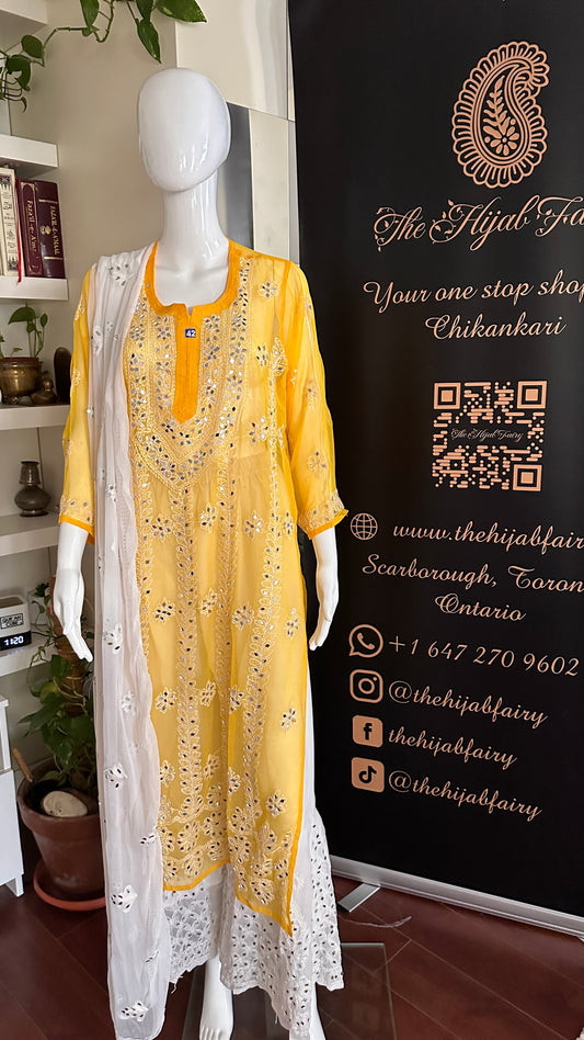 Mango - Georgette Mirror Kurta