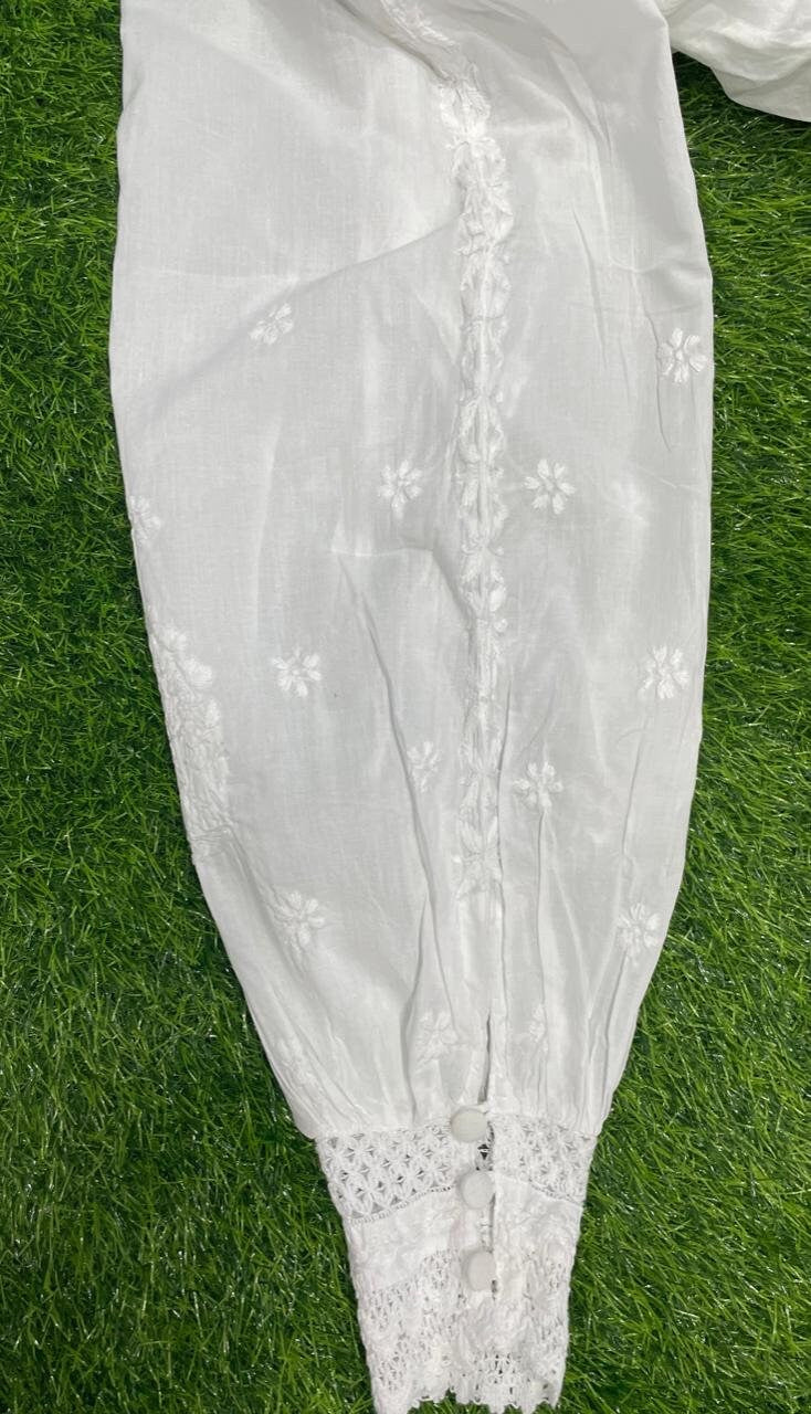 Chikankari Afghani / Gulnar Pants