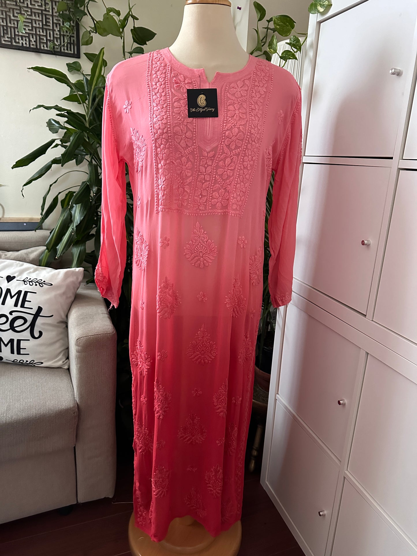 Peach Ombré - Premium Viscose Kurti