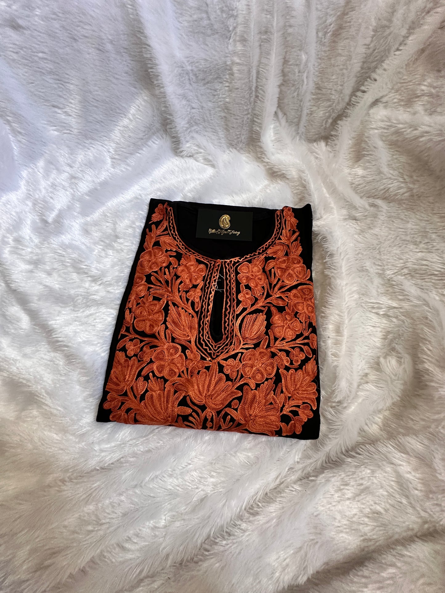 Pashmina Pheran - Black 2