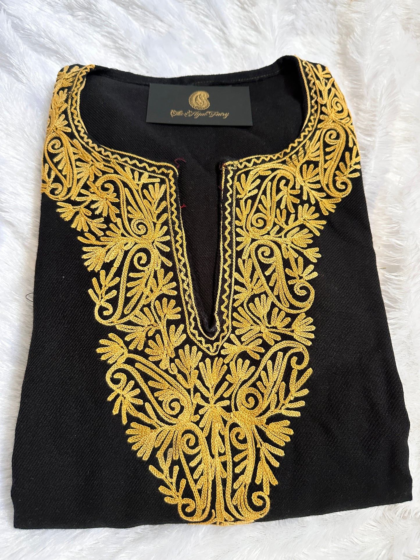 Pashmina Pheran - Black 5