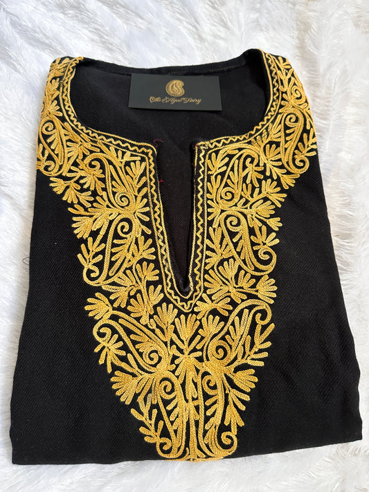 Pashmina Pheran - Black 5